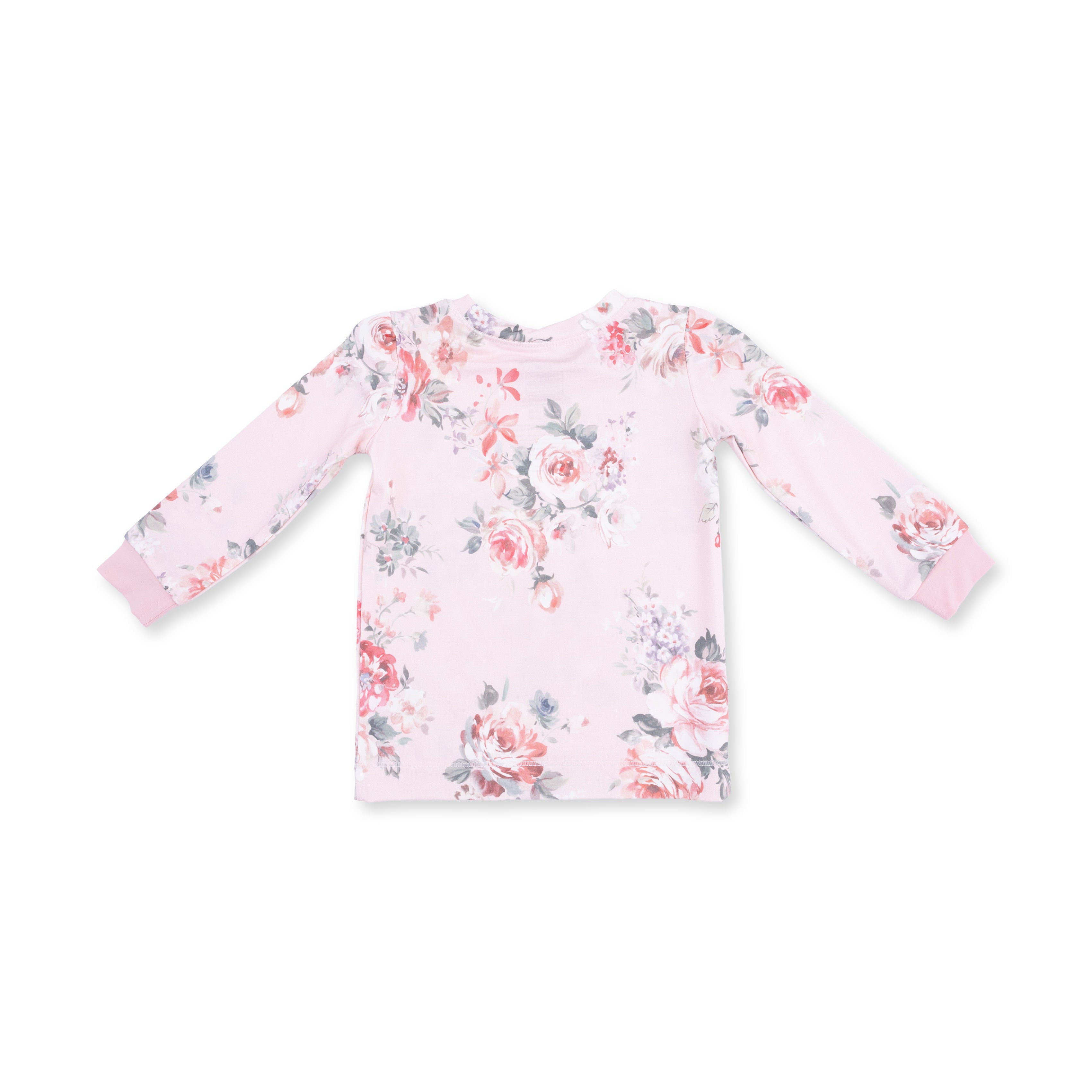 Painterly Rose Bouquets - Long Sleeve Loungewear Set