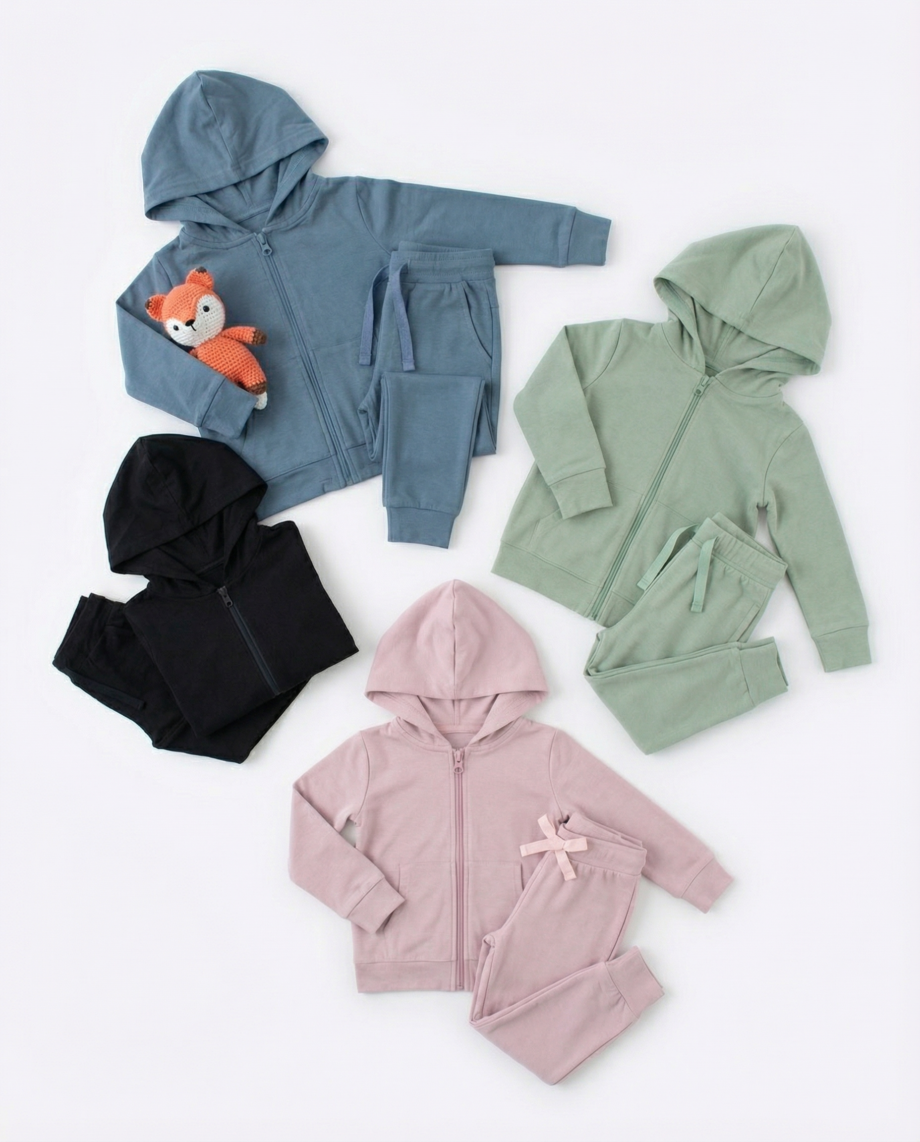 Blush Zipper Hoodie