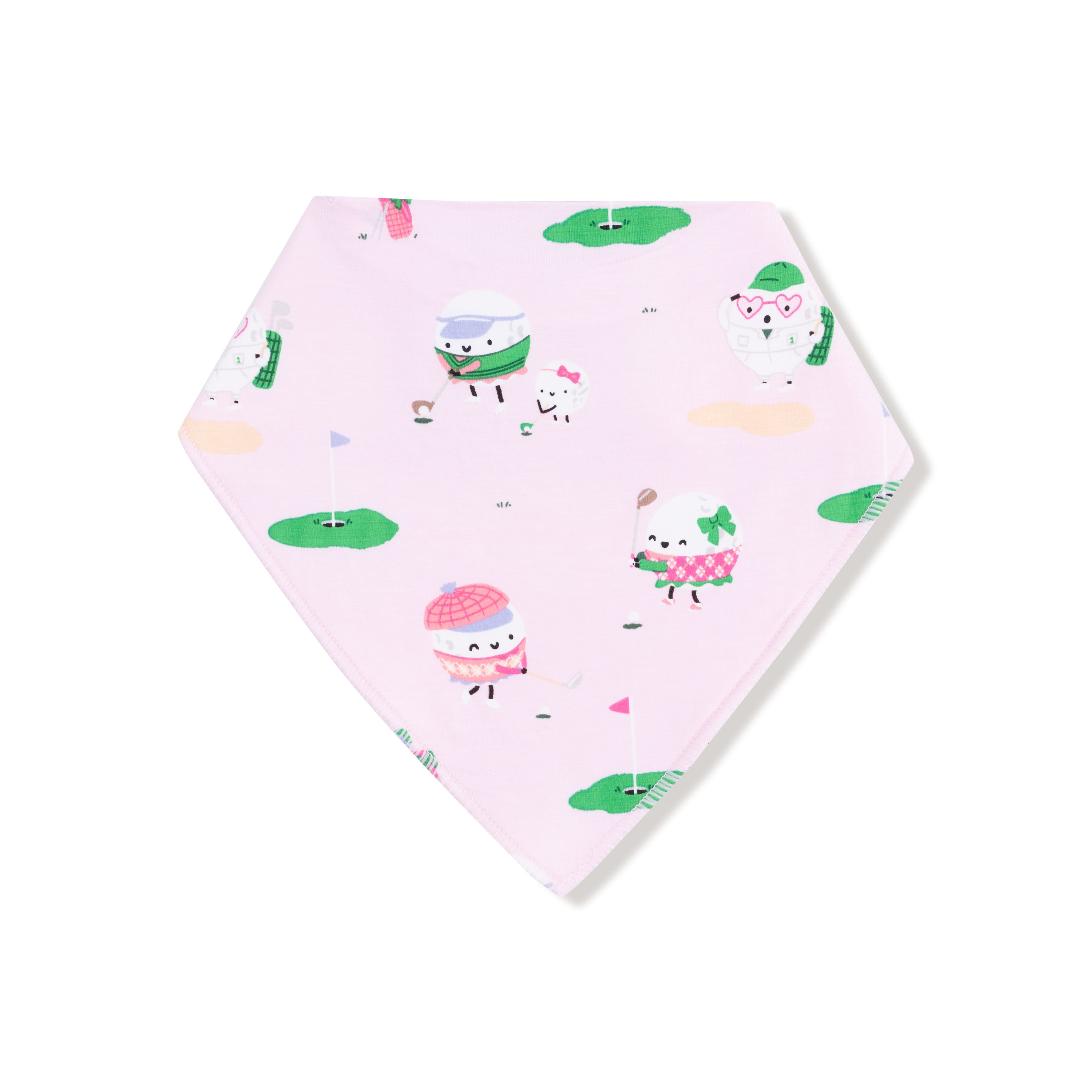 Golf Pros - Pink - Bandana Bib
