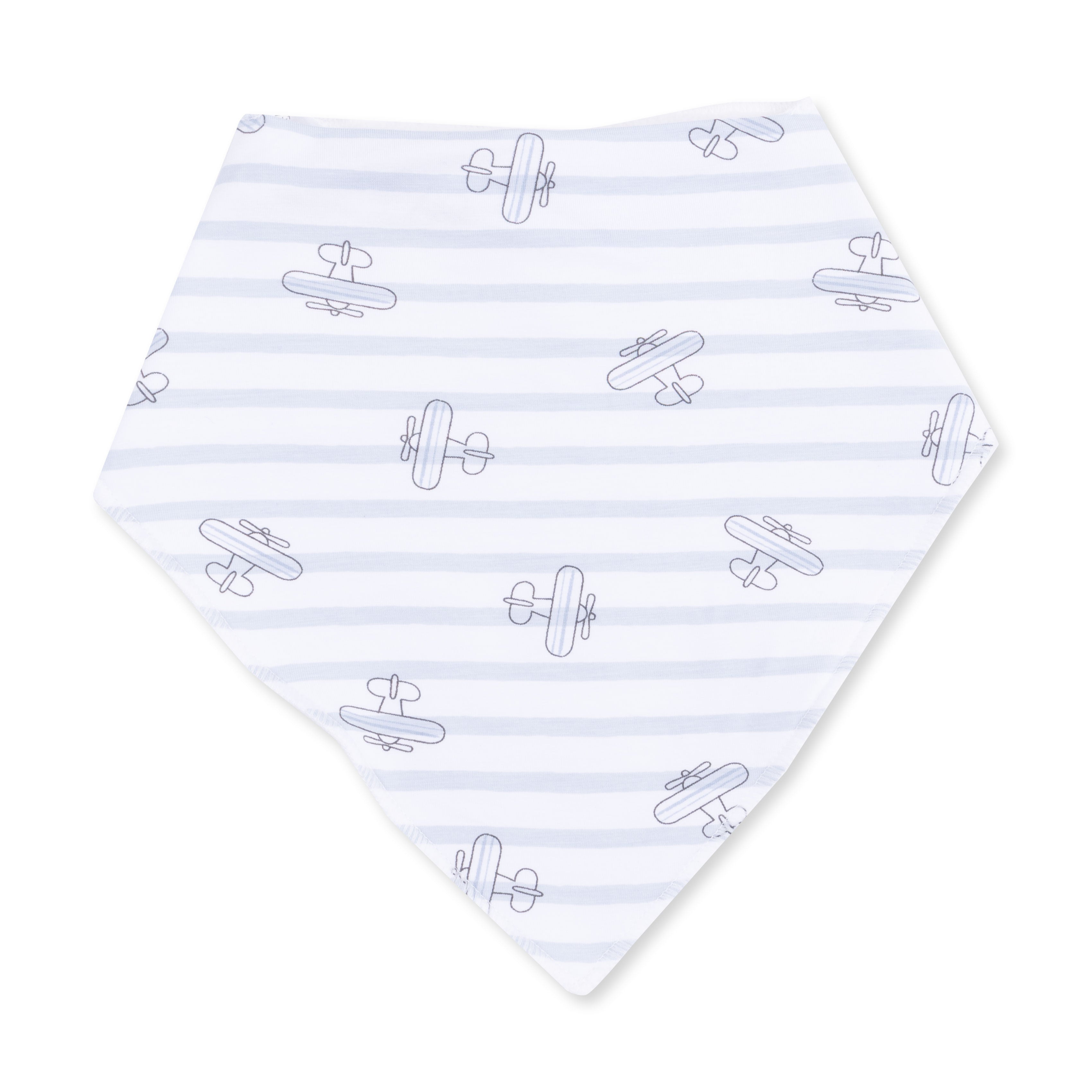 Airplane Stripe - Bandana Bib