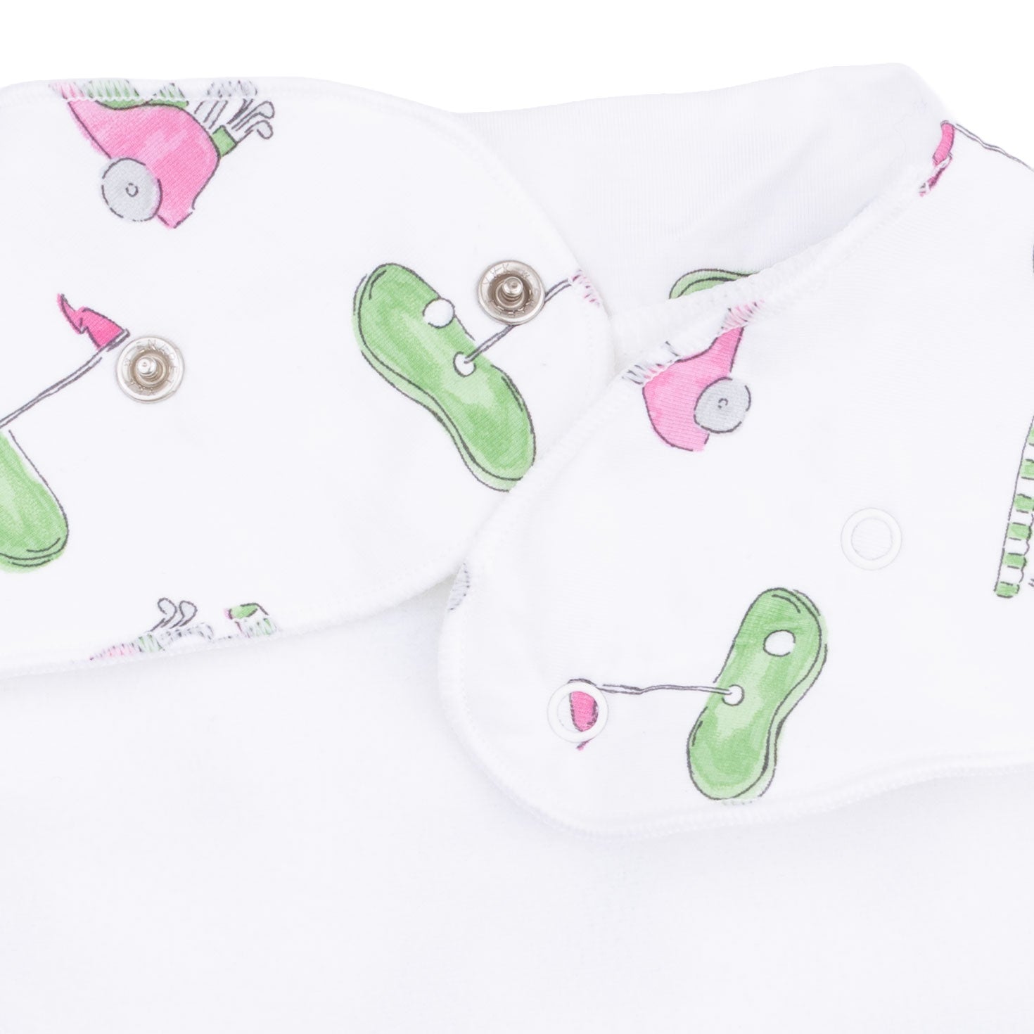 Golf Carts Pink - Bandana Bib