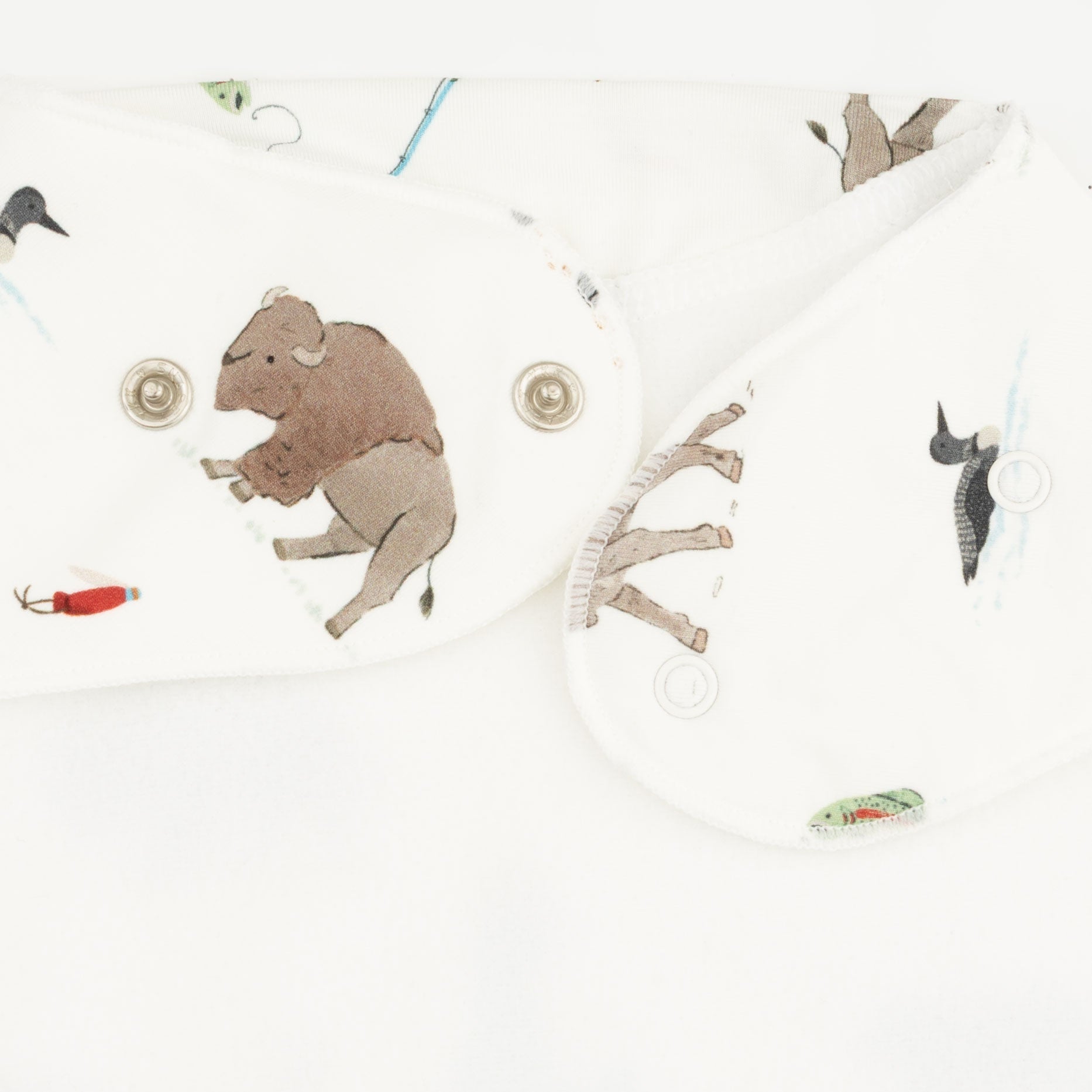 Northern Woodland Animals - Bandana Bib