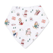 Winter Sports Dogs Pink - Bandana Bib