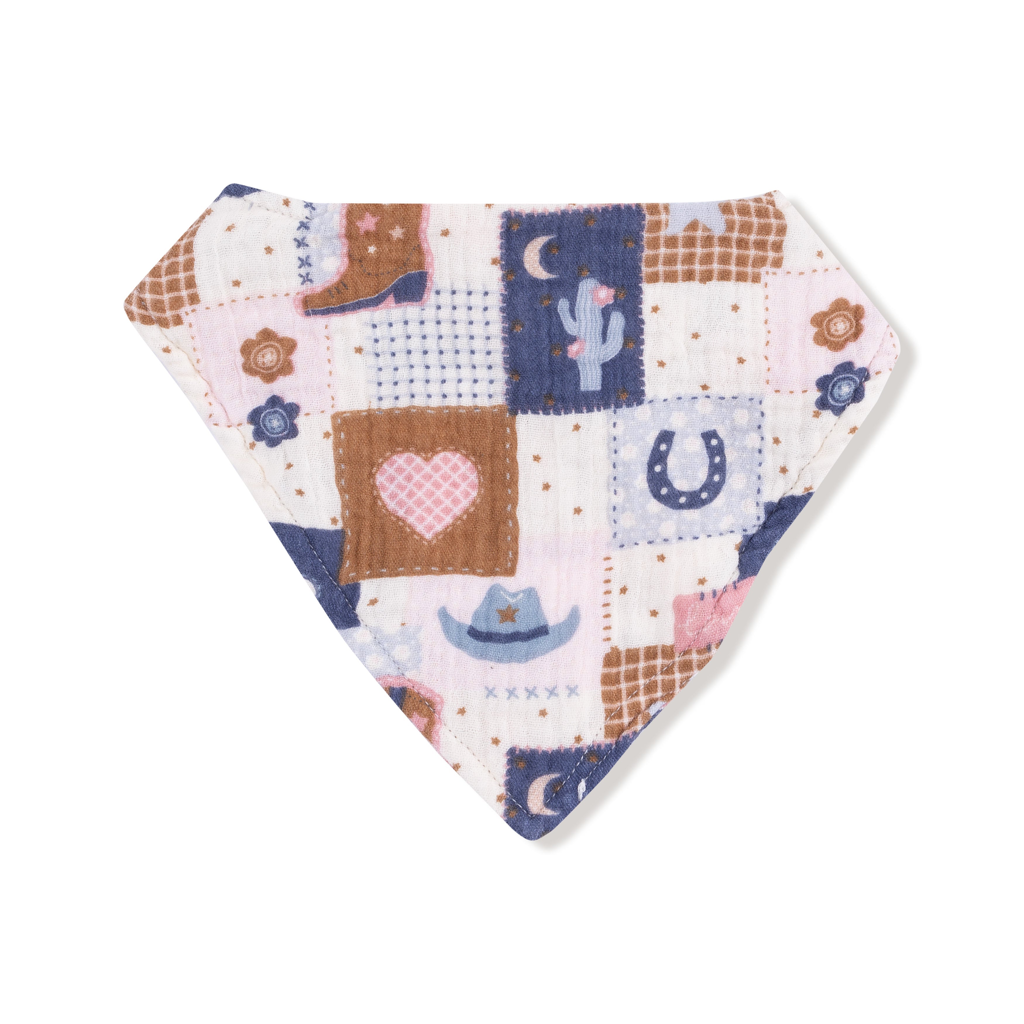 Patchwork Cowgirl - Bandana Bib