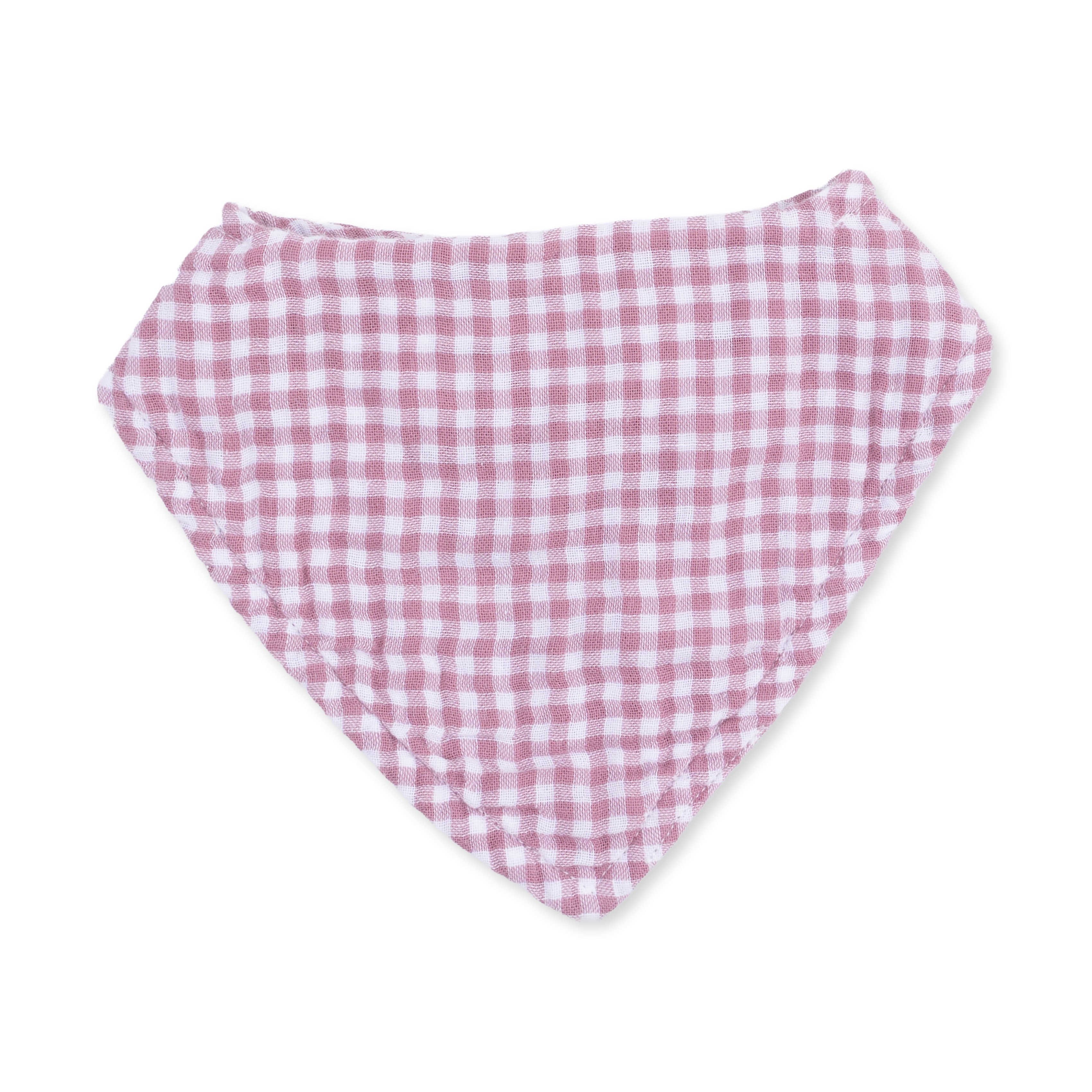 Berry Gingham - Bandana Bib