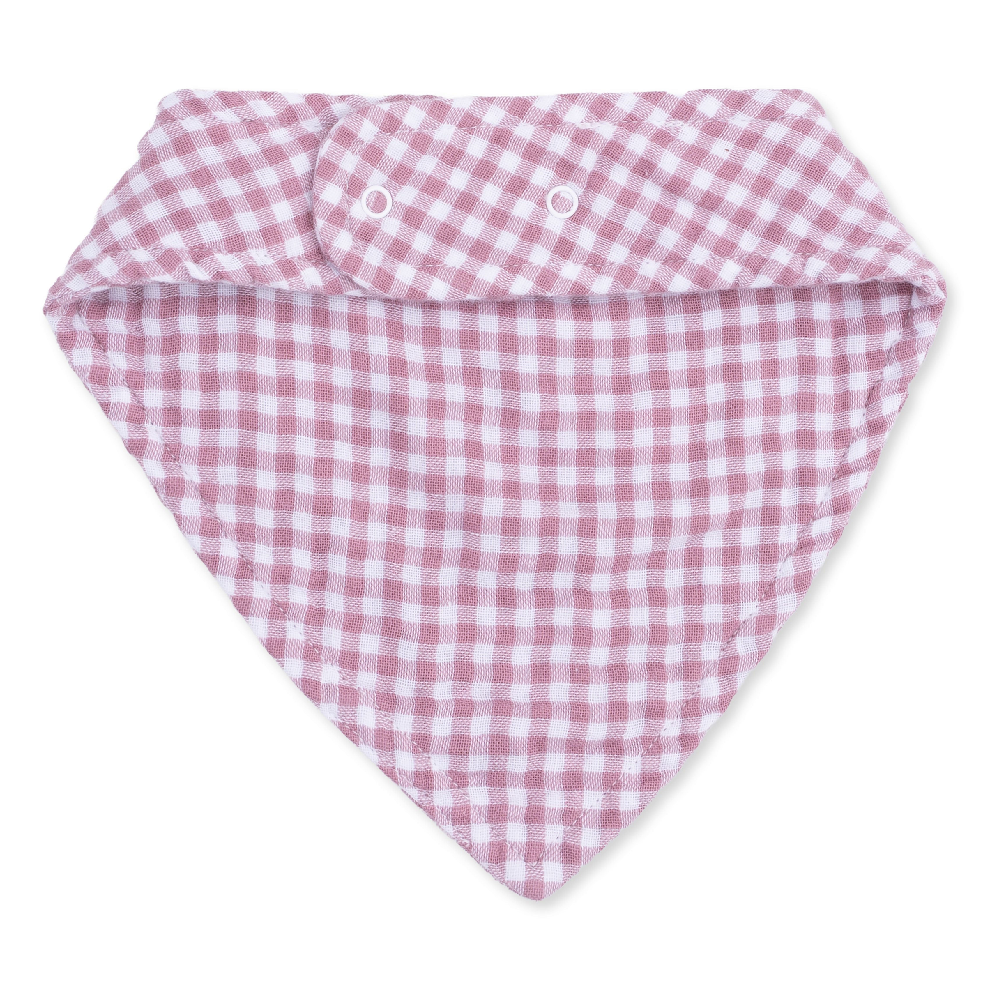 Berry Gingham - Bandana Bib