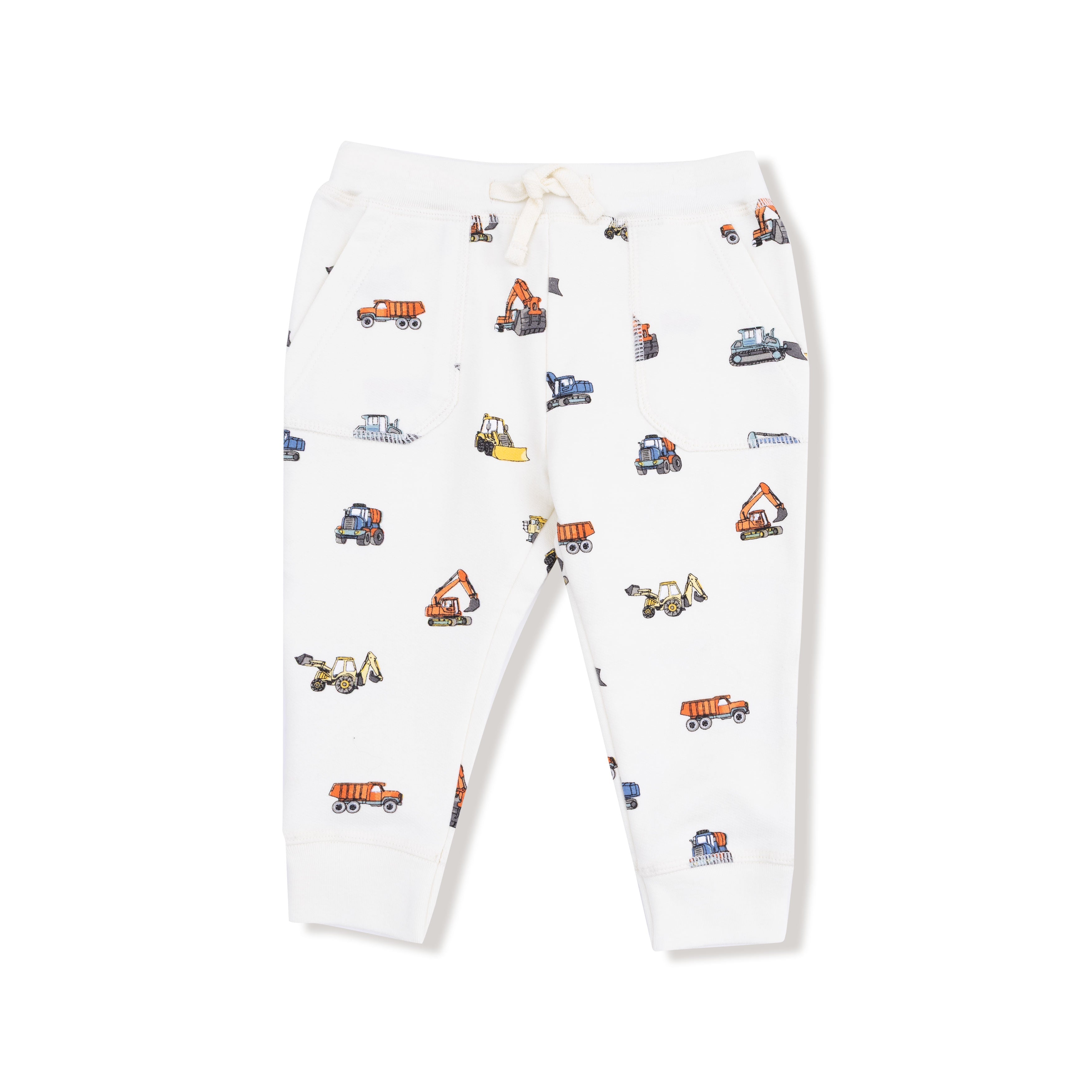 Construction Vehicles - Zip Hoodie and Jogger Set