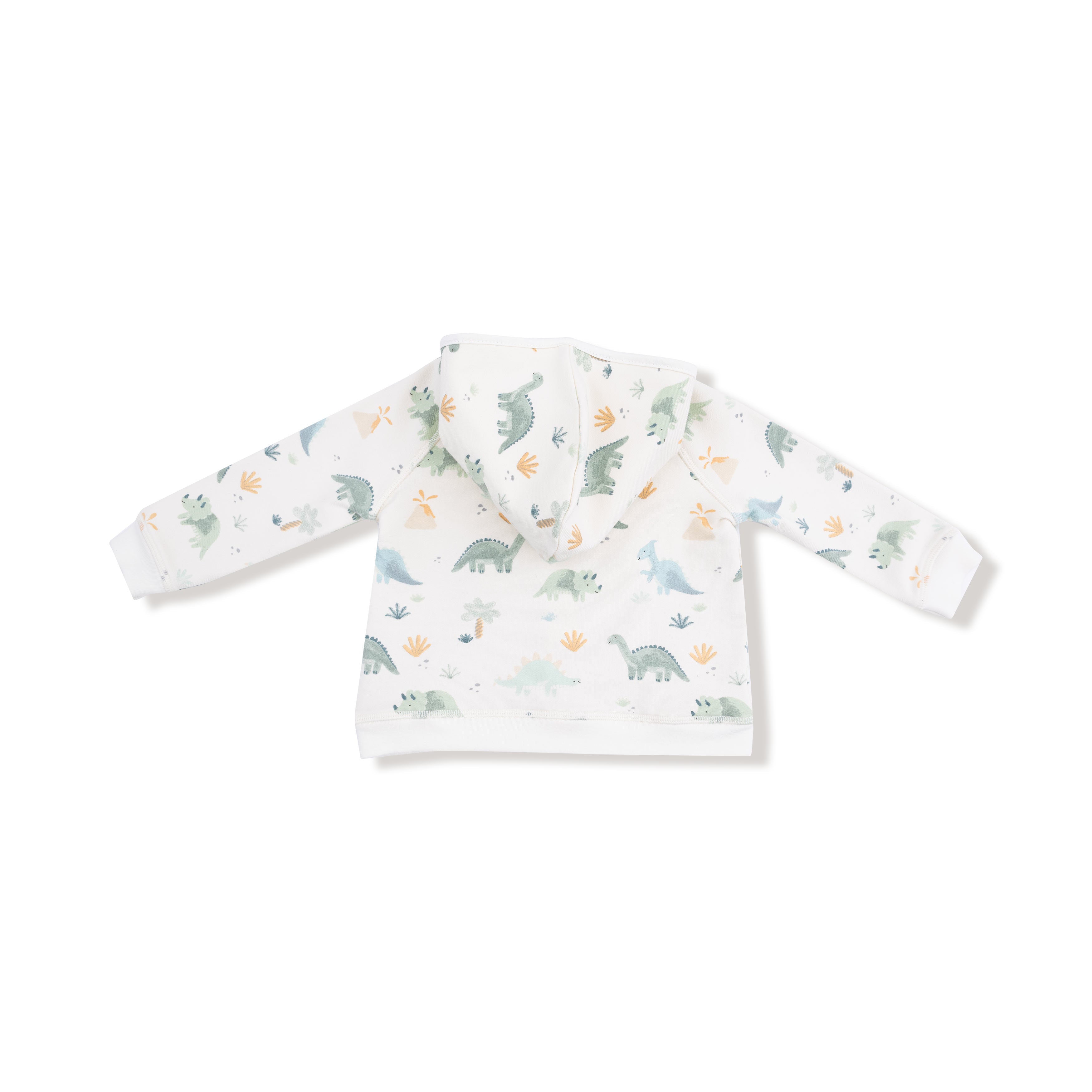 Soft Dinos - Green - Zip Hoodie and Jogger Set