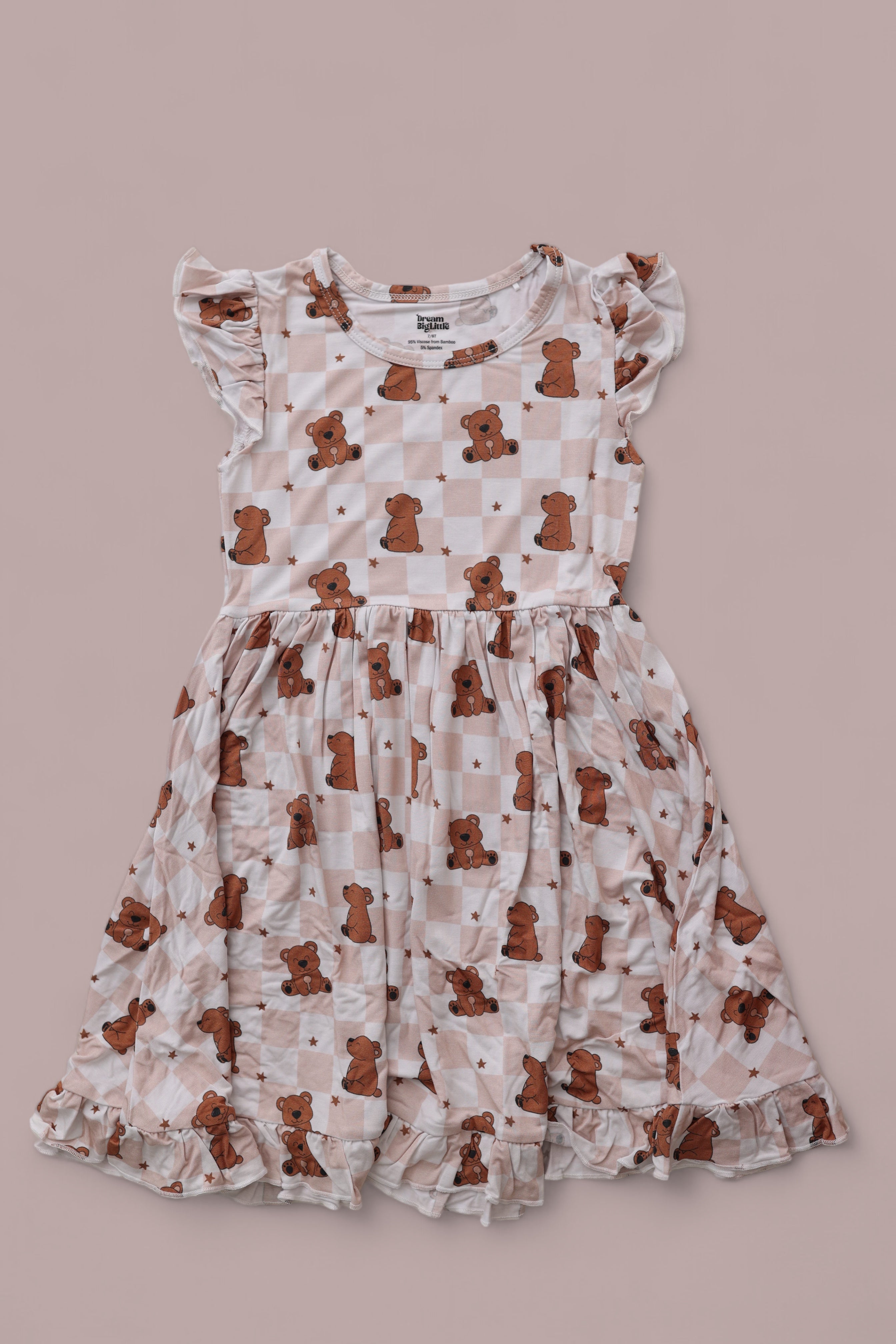 COZY BEAR DREAM RUFFLE DRESS