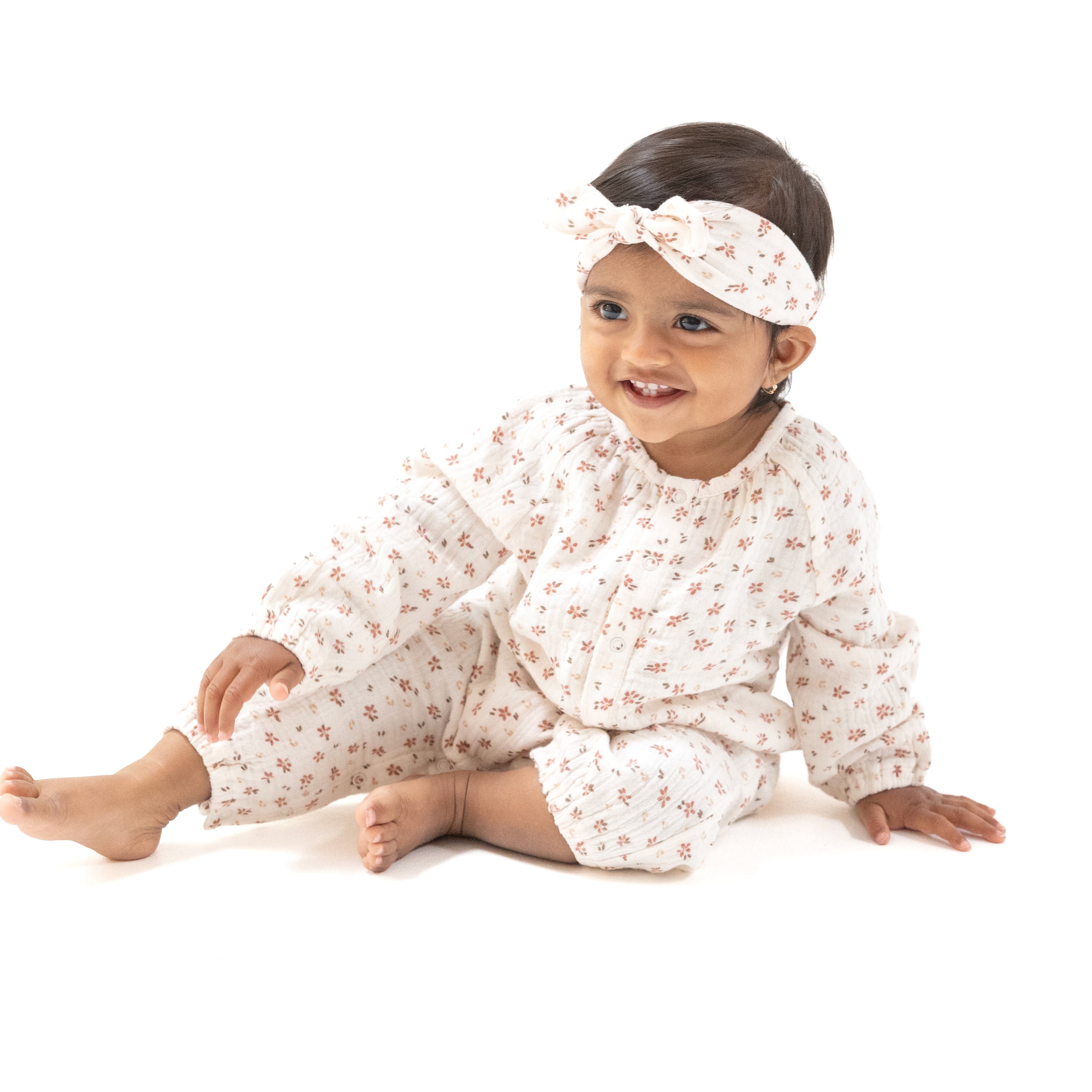 Carrie Floral - Peasant Romper