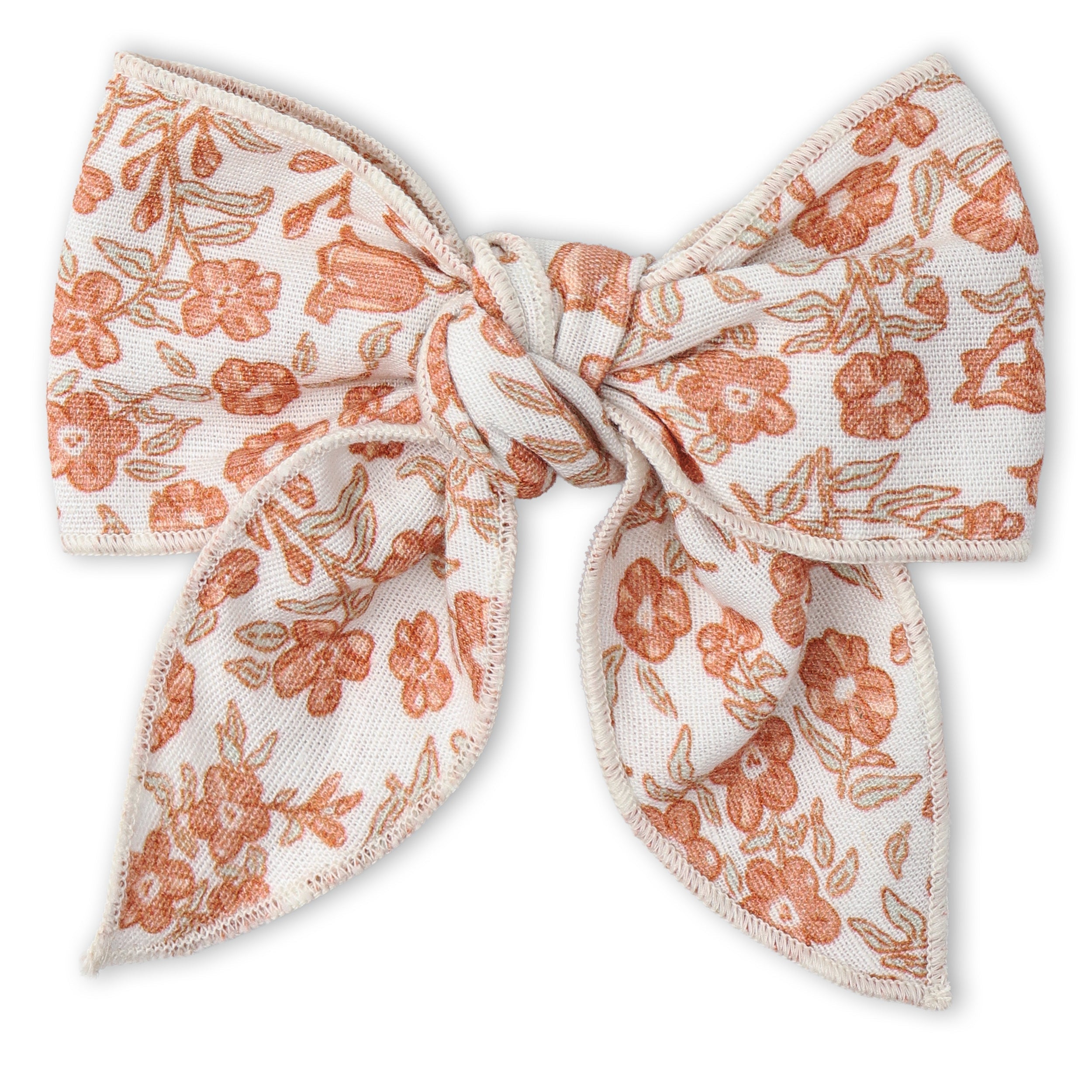 Organic Hair Bow Clip - Sienna