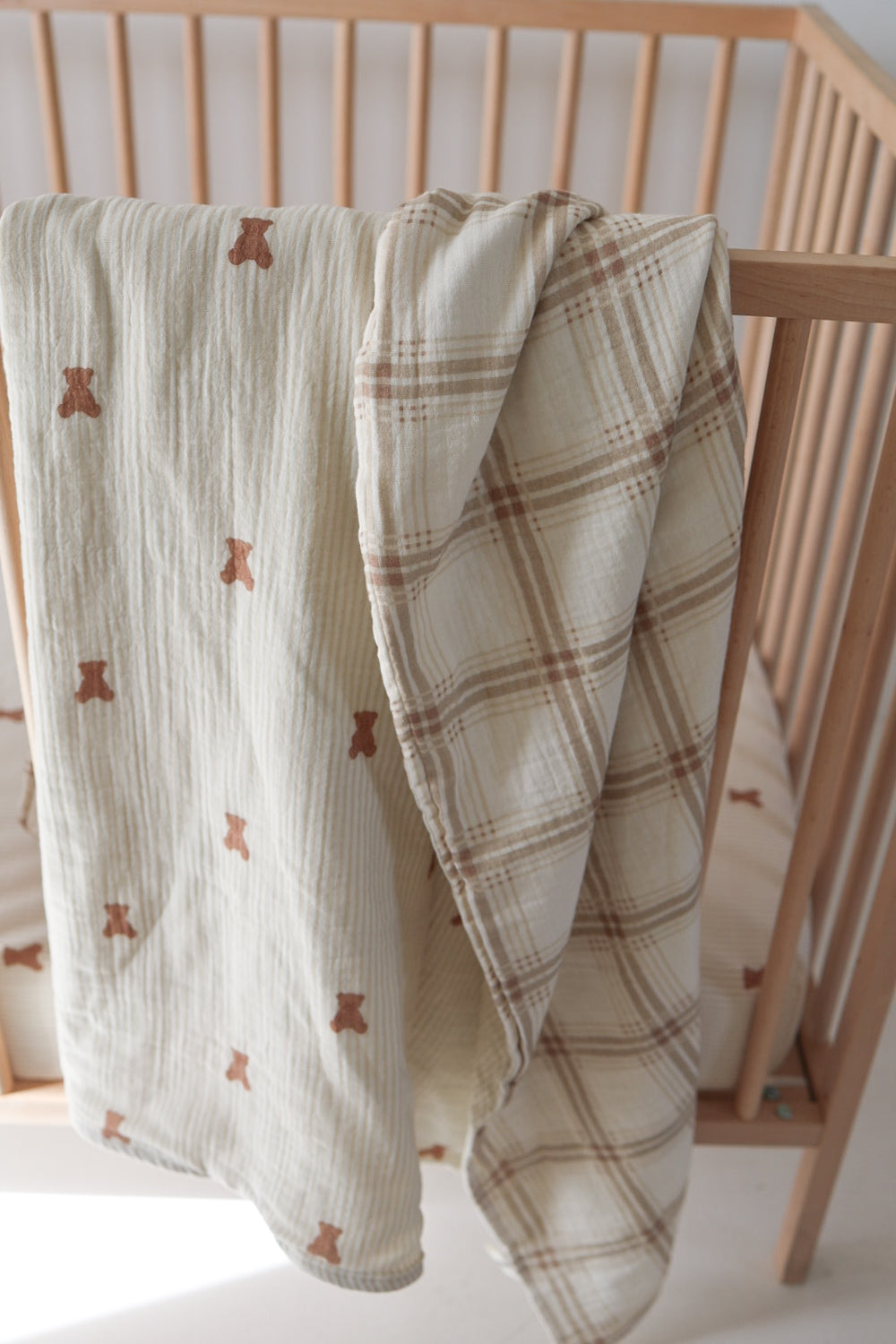 Muslin Quilt | Teddy & Ellis Plaid