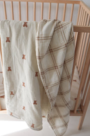 Muslin Quilt | Teddy & Ellis Plaid