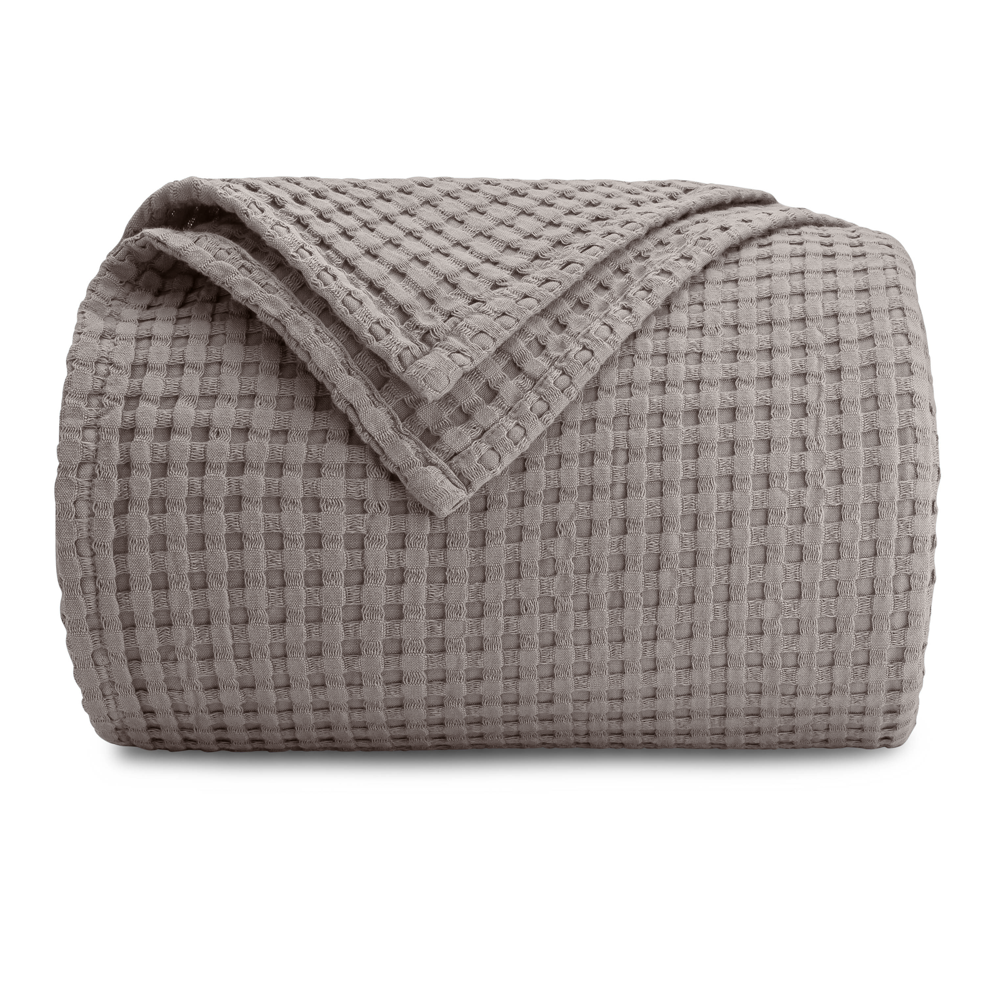 Adult Waffle Blankets in Charcoal