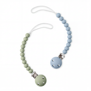 Pacifier Clips in Pacifier Clips - Pacific Blue and Sage, 2 Pack