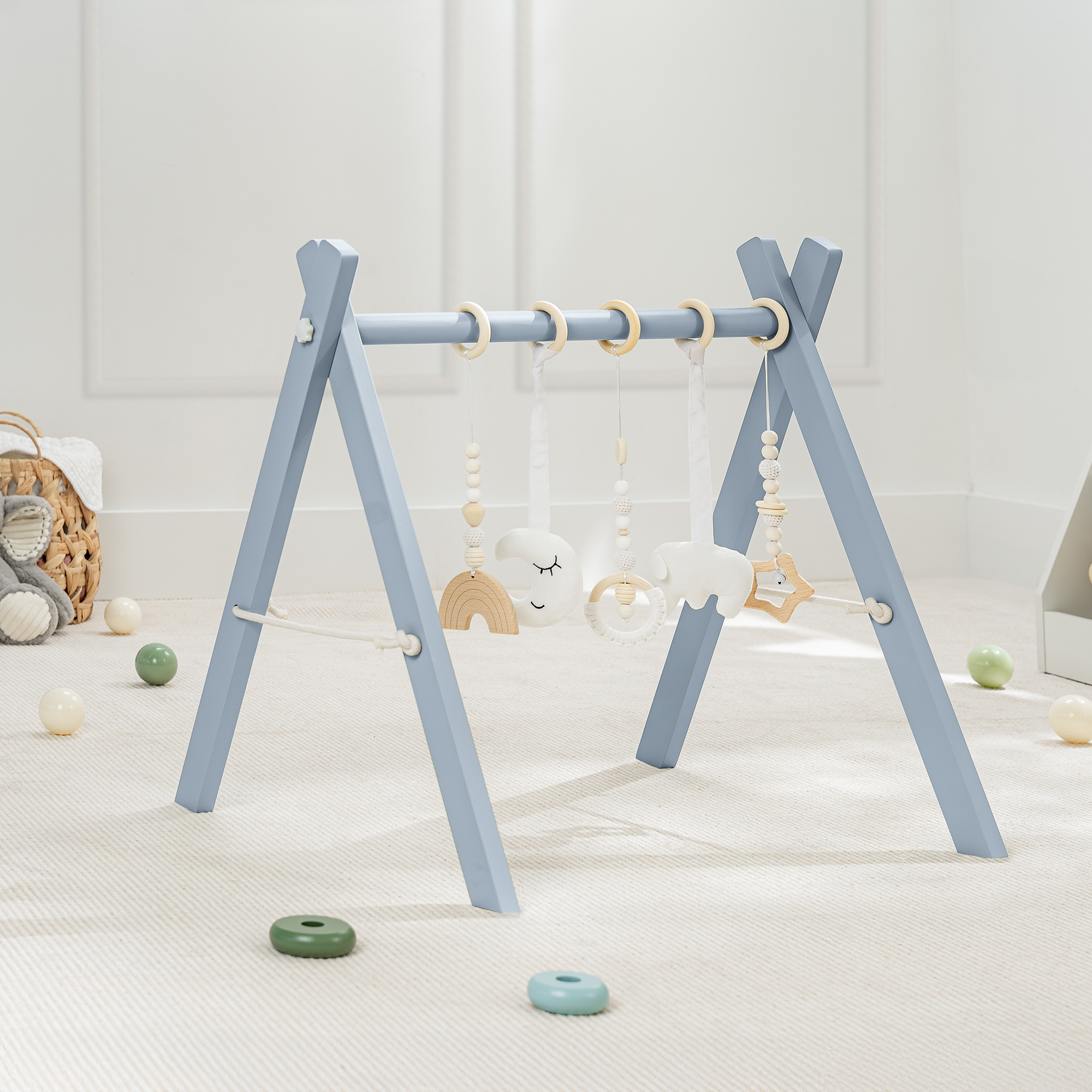 Baby Play Gym in Pacific Blue