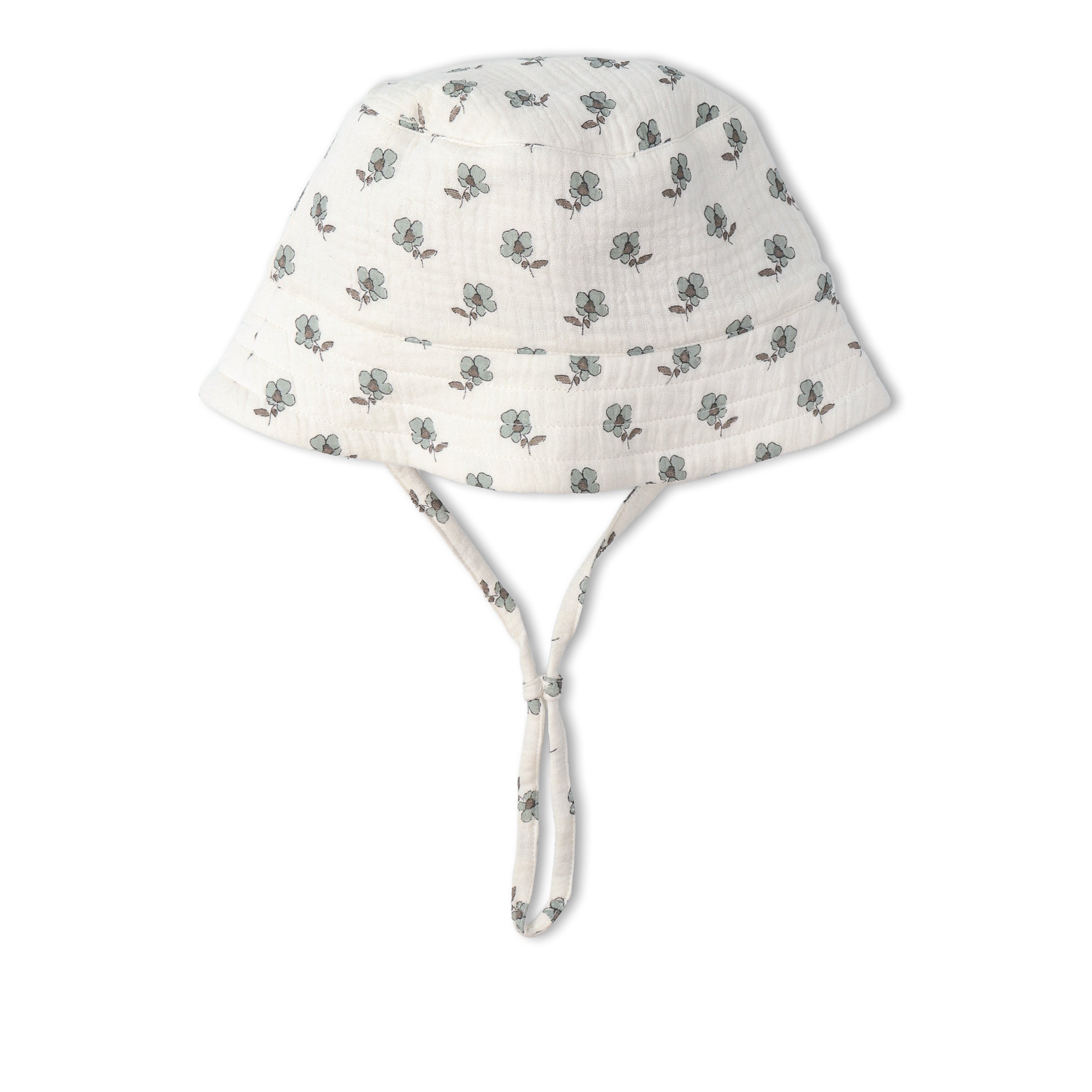 Organic Bucket Sun Hat - Poppy