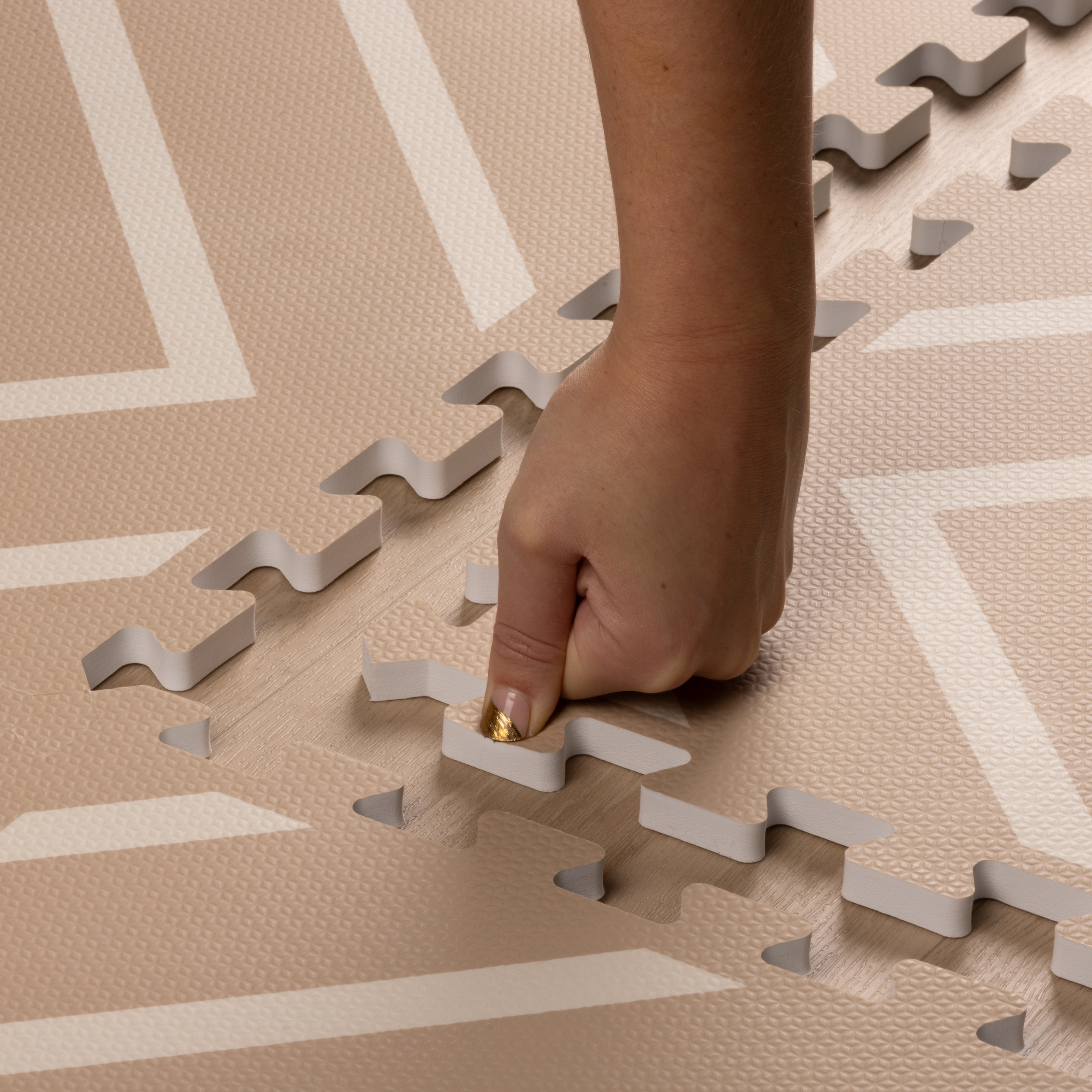 Modern Blocks - Desert Sand - Play Mat