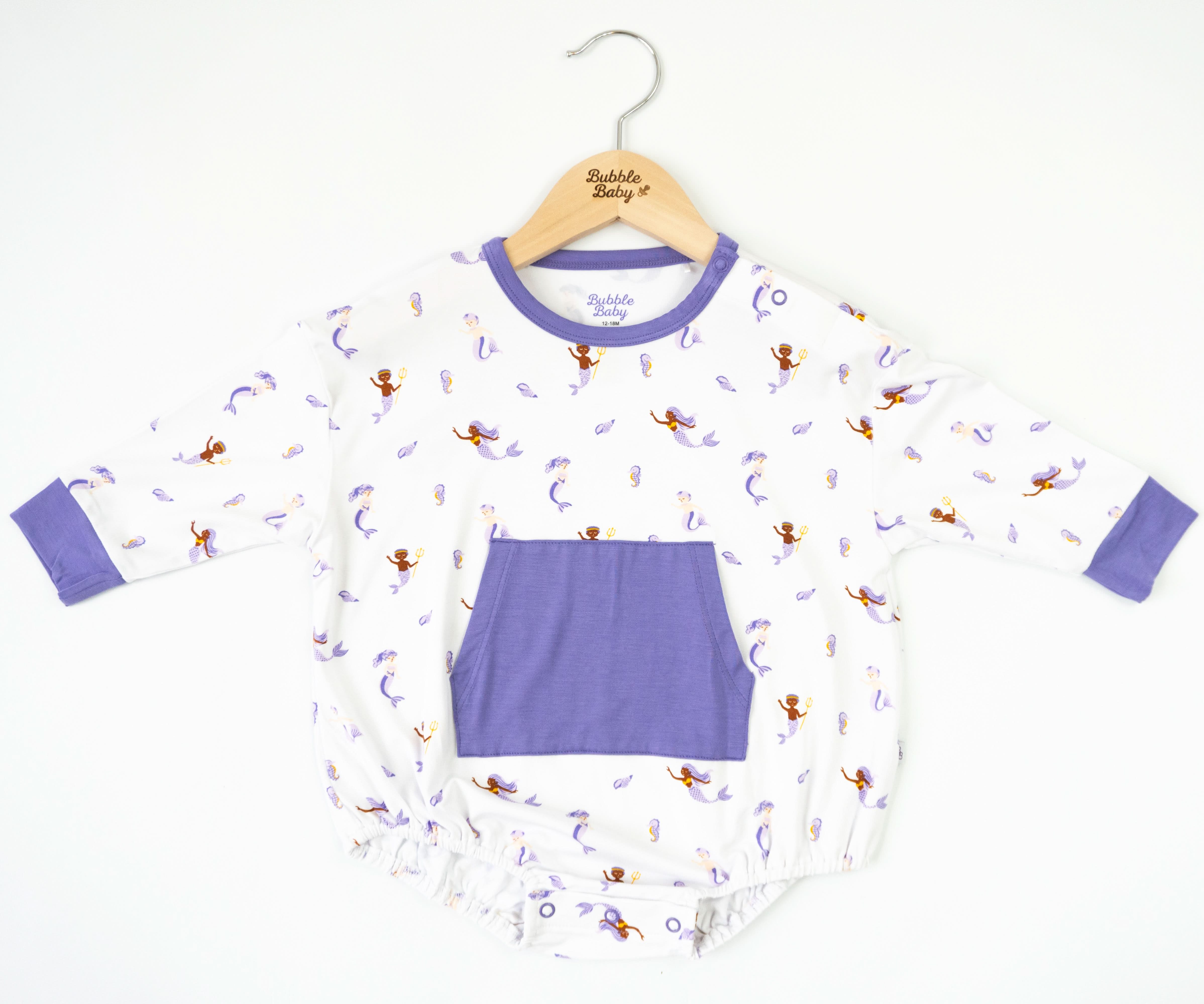 Mermaid | Long Sleeve Bubble Romper
