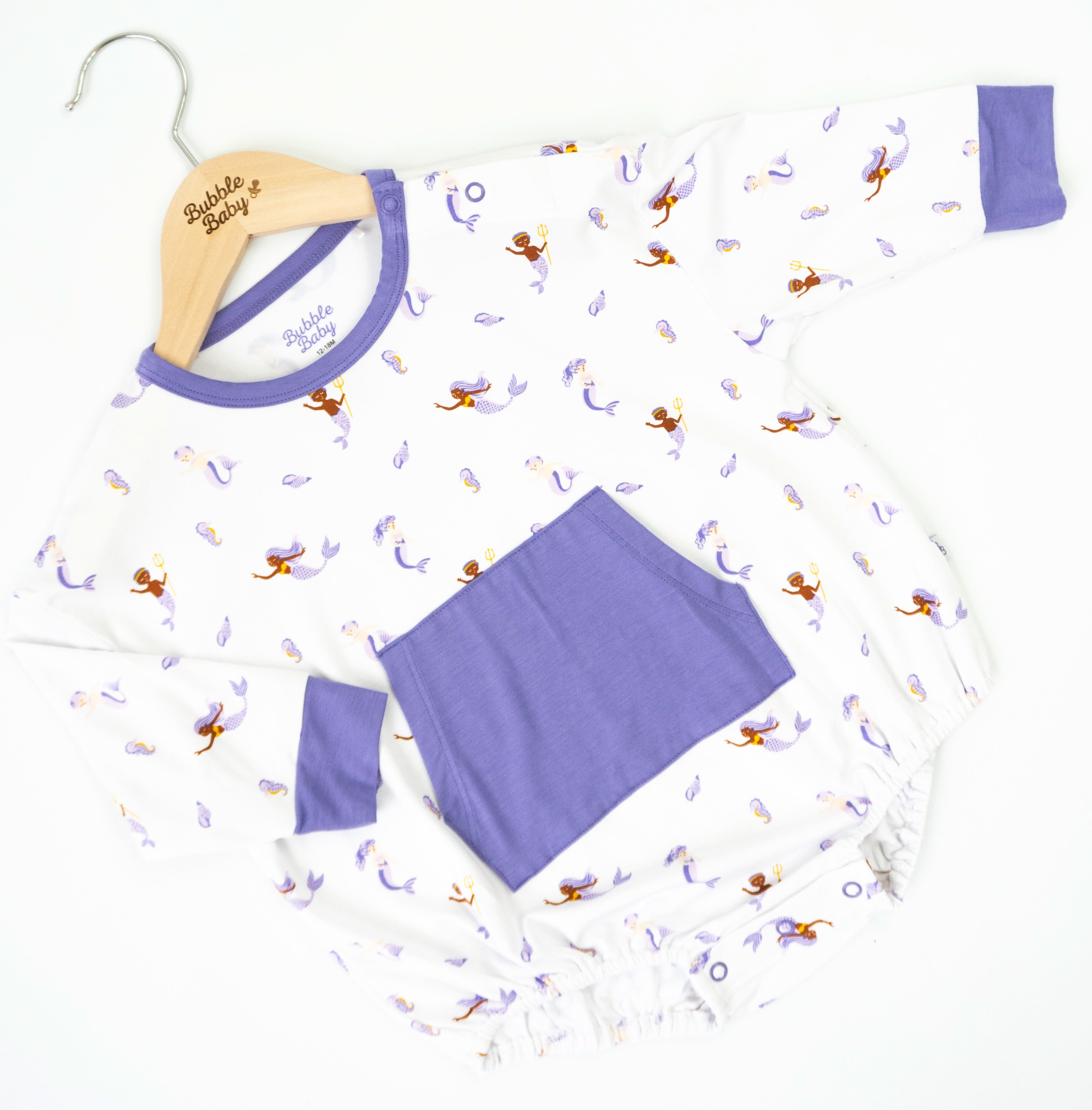 Mermaid | Long Sleeve Bubble Romper