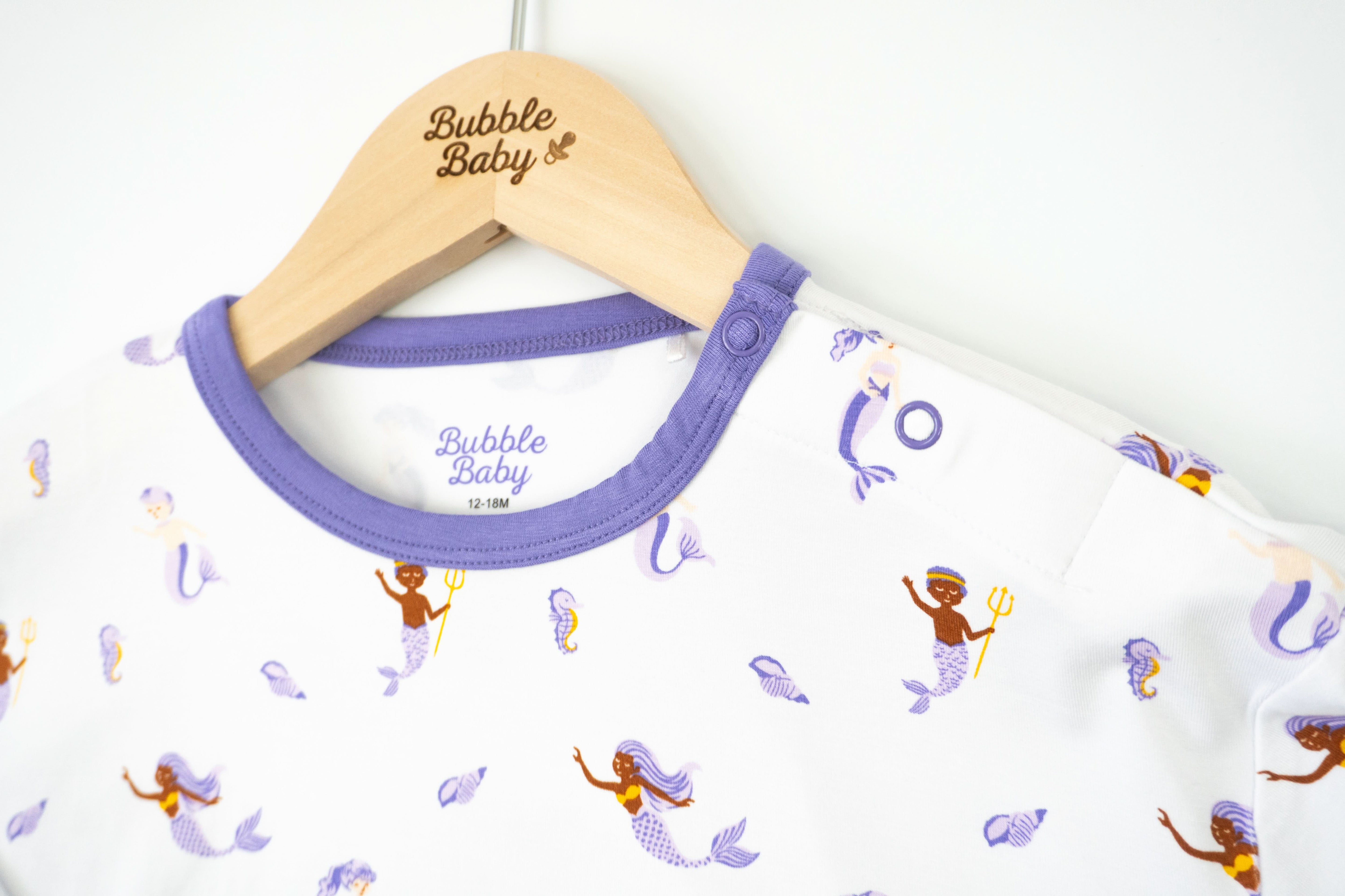Mermaid | Short Sleeve Bubble Romper