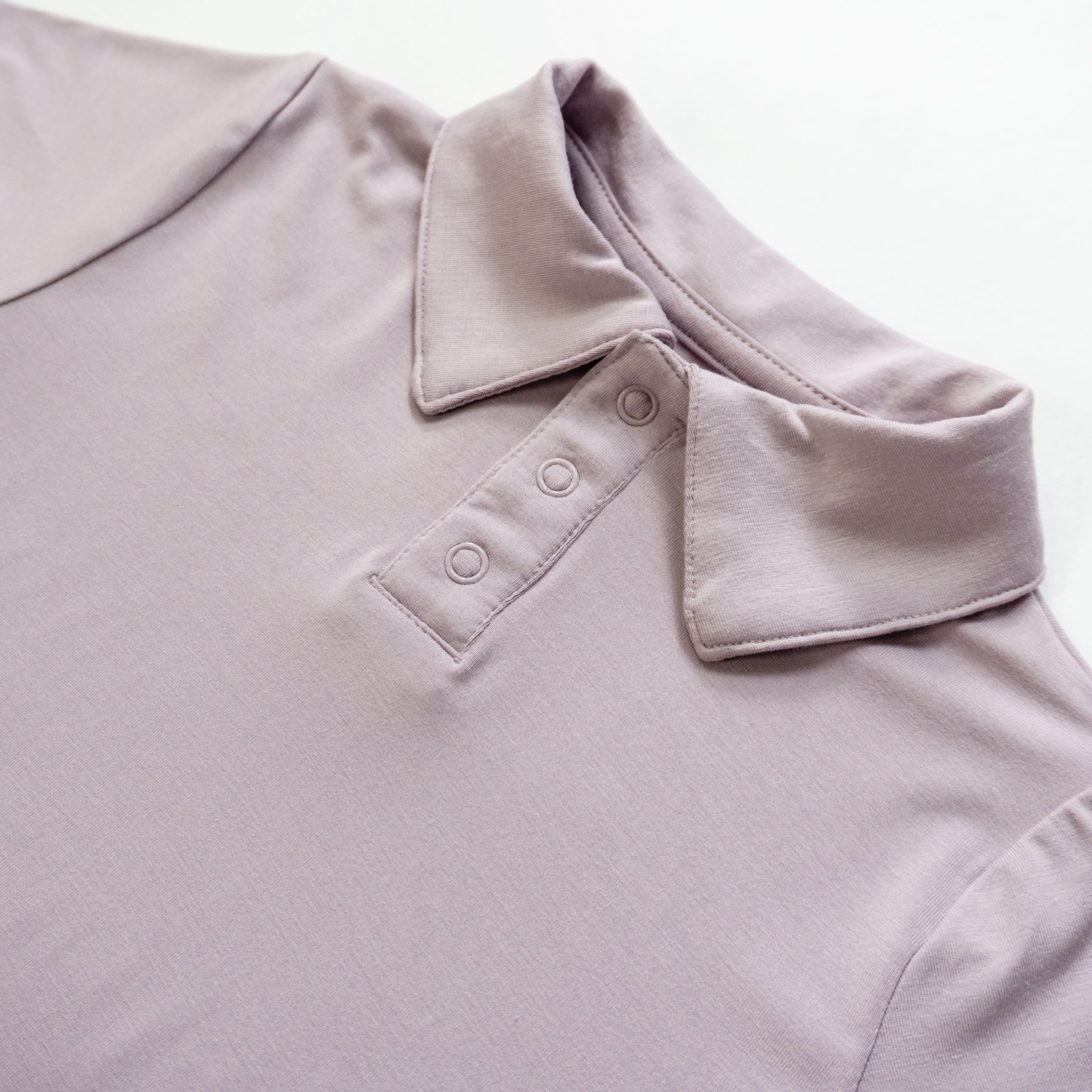 Mauve | Polo Romper