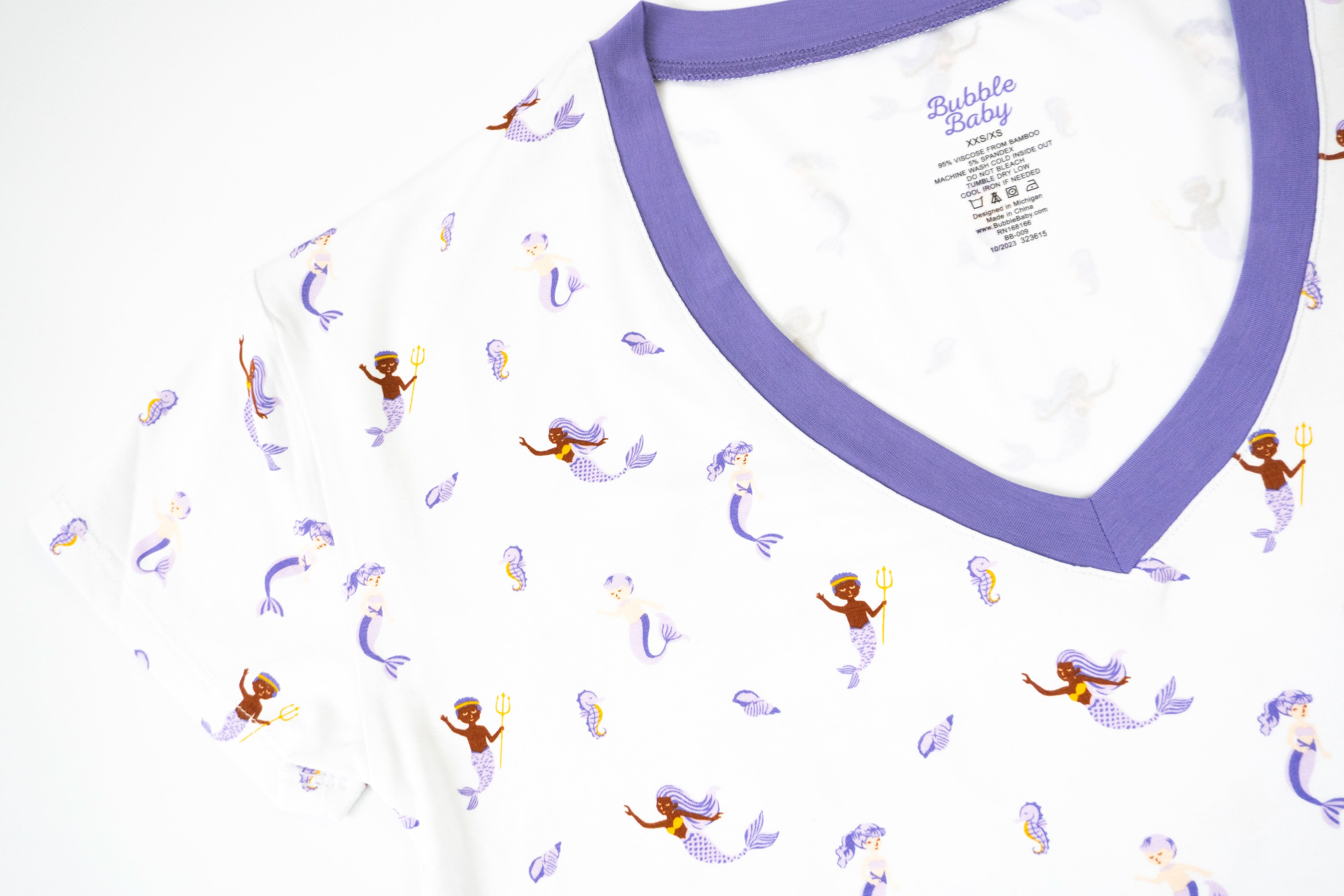 Mermaid | Adult Short Sleeve V Neck