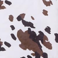 3-Piece Crib Bedding Set - Boho Farmhouse Cow Print