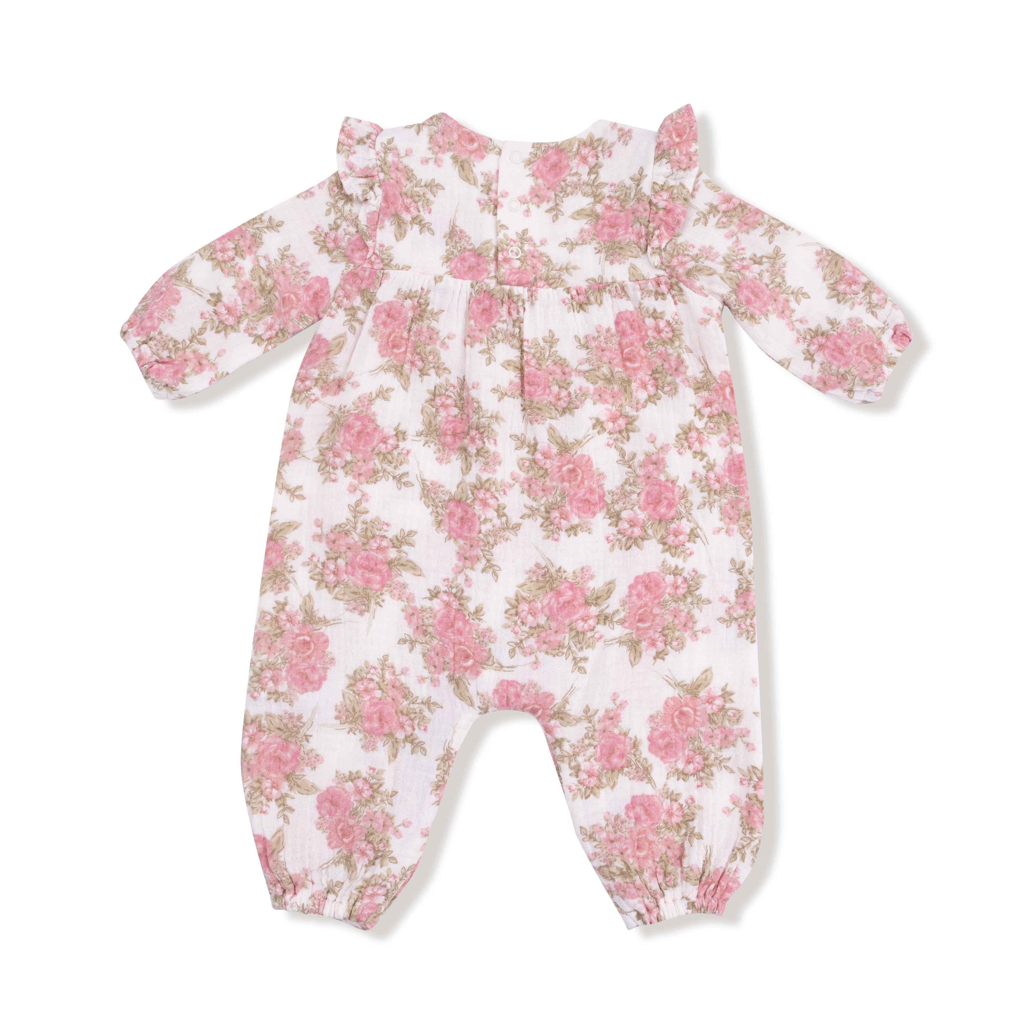 Heirloom Bouquets - Ruffle Sleeve Romper