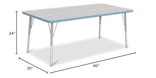 Rectangle Activity Table 60" x 30" Adjustable Height