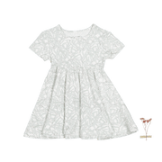 The Printed Short Sleeve Dress - Willa