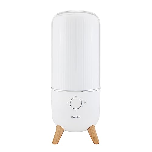 Small Humidifiers for Bedroom - 2 Packs 1.8L Cool Mist Top Fill Humidifier for Baby Nursery