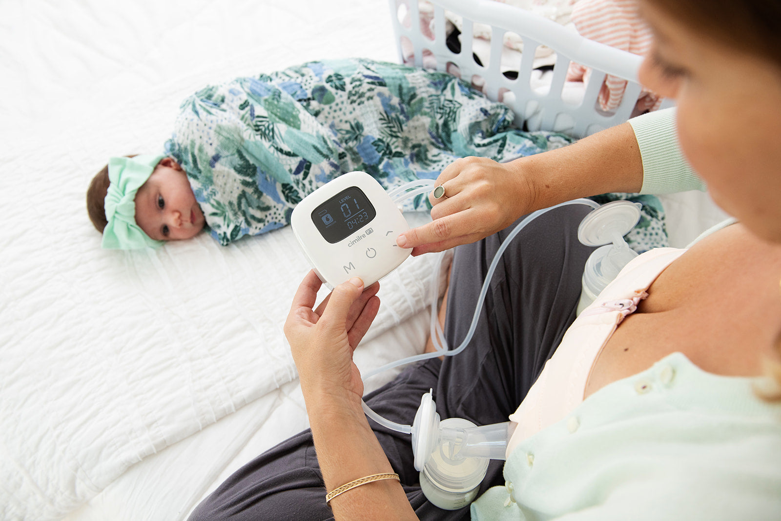 P1 Portable Double Electric and Rechargeable Breast Pump