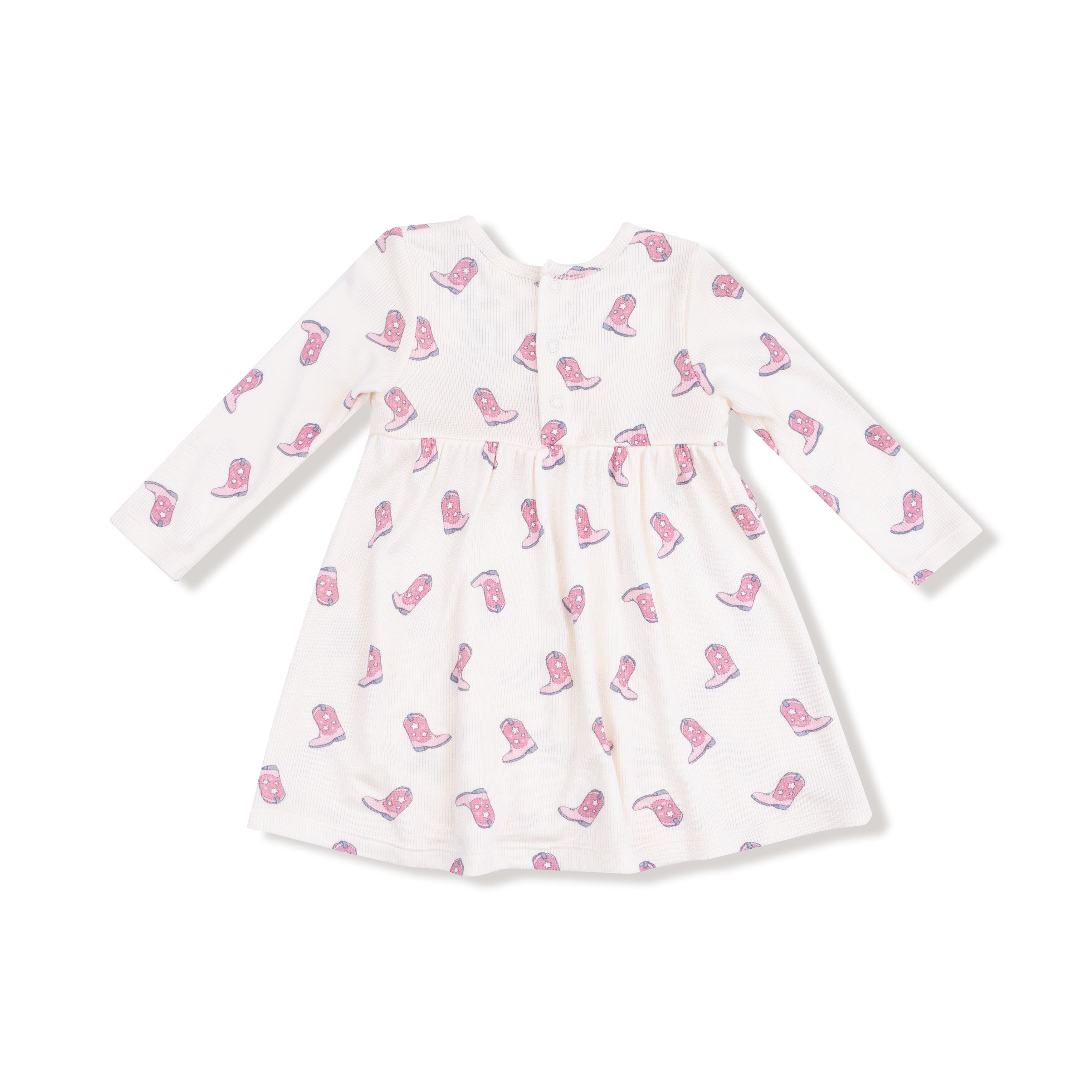 Petite Cowgirl Boots - Simple Dress + Bloomer