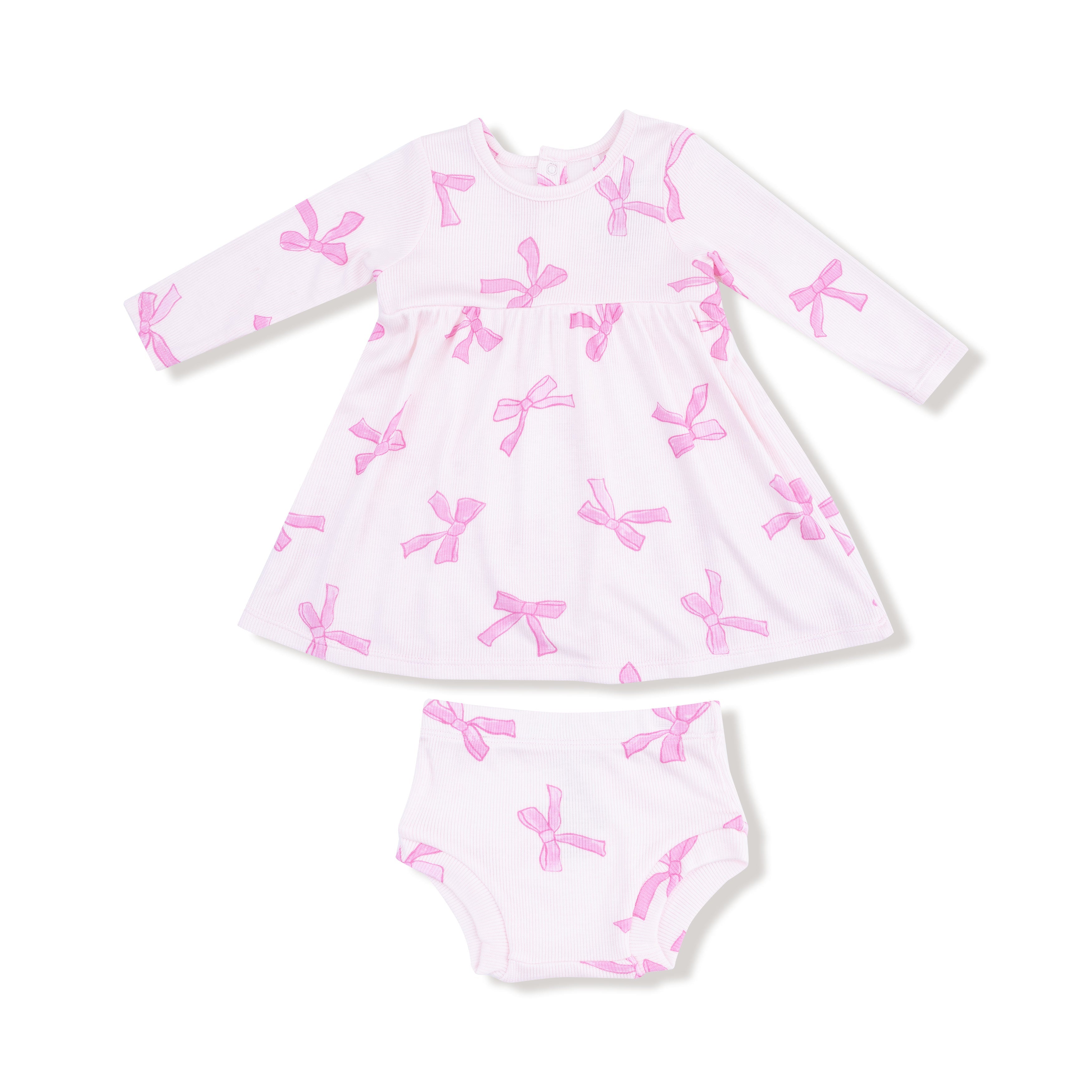 Pretty Bows - Simple Dress + Bloomer