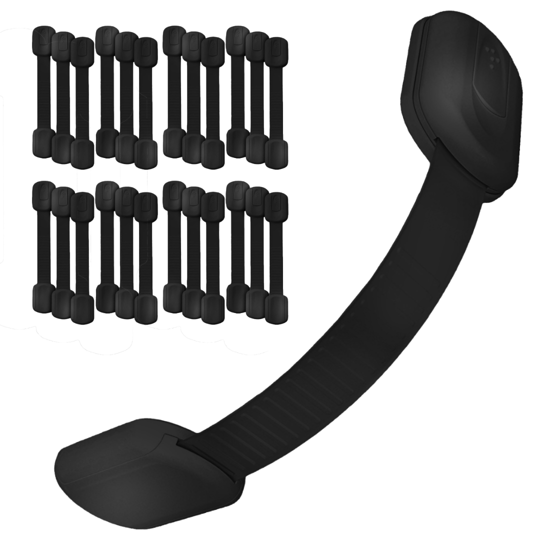 Baby Proof Me | Adjustable Black Safety Strap Lock