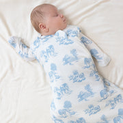 Farm Toile - Blue - Sleep Bag
