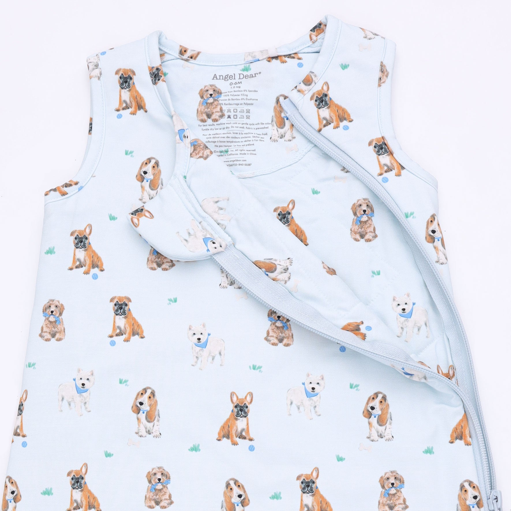 Bestie Dogs Blue - Sleep Bag