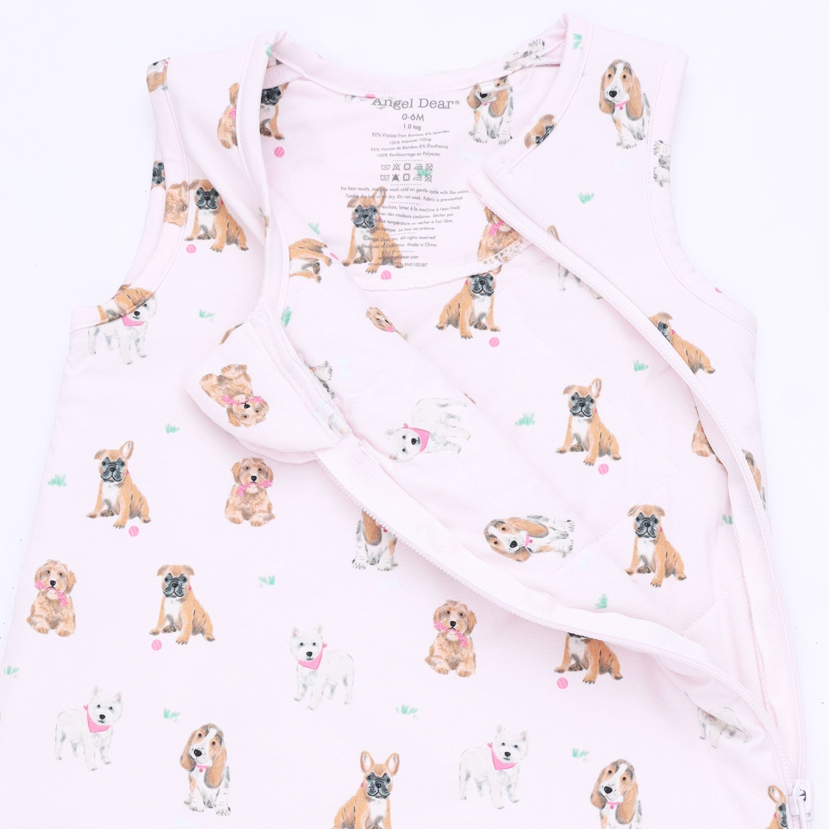 Bestie Dogs Pink - Sleep Bag