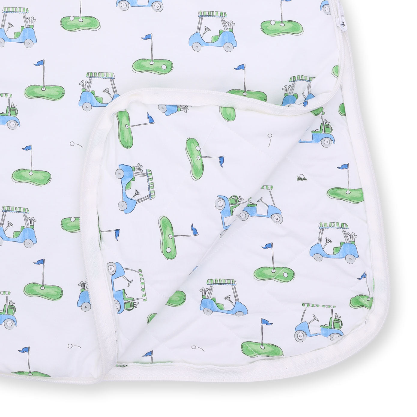 Golf Carts Blue - Sleep Bag