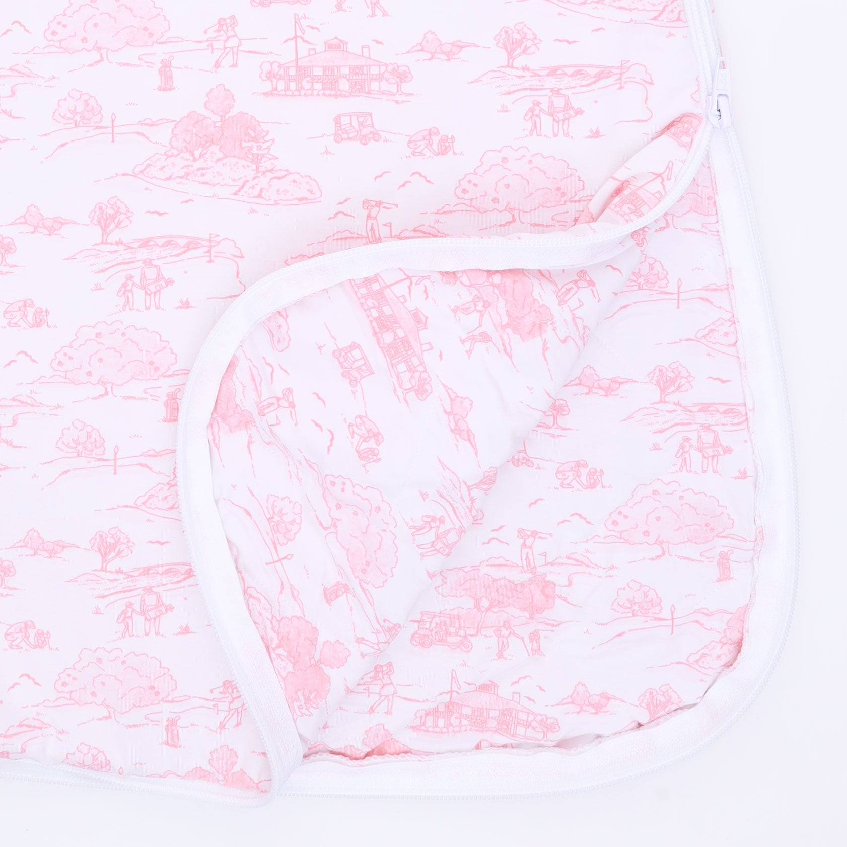 Golf Toile Pink - Sleep Bag