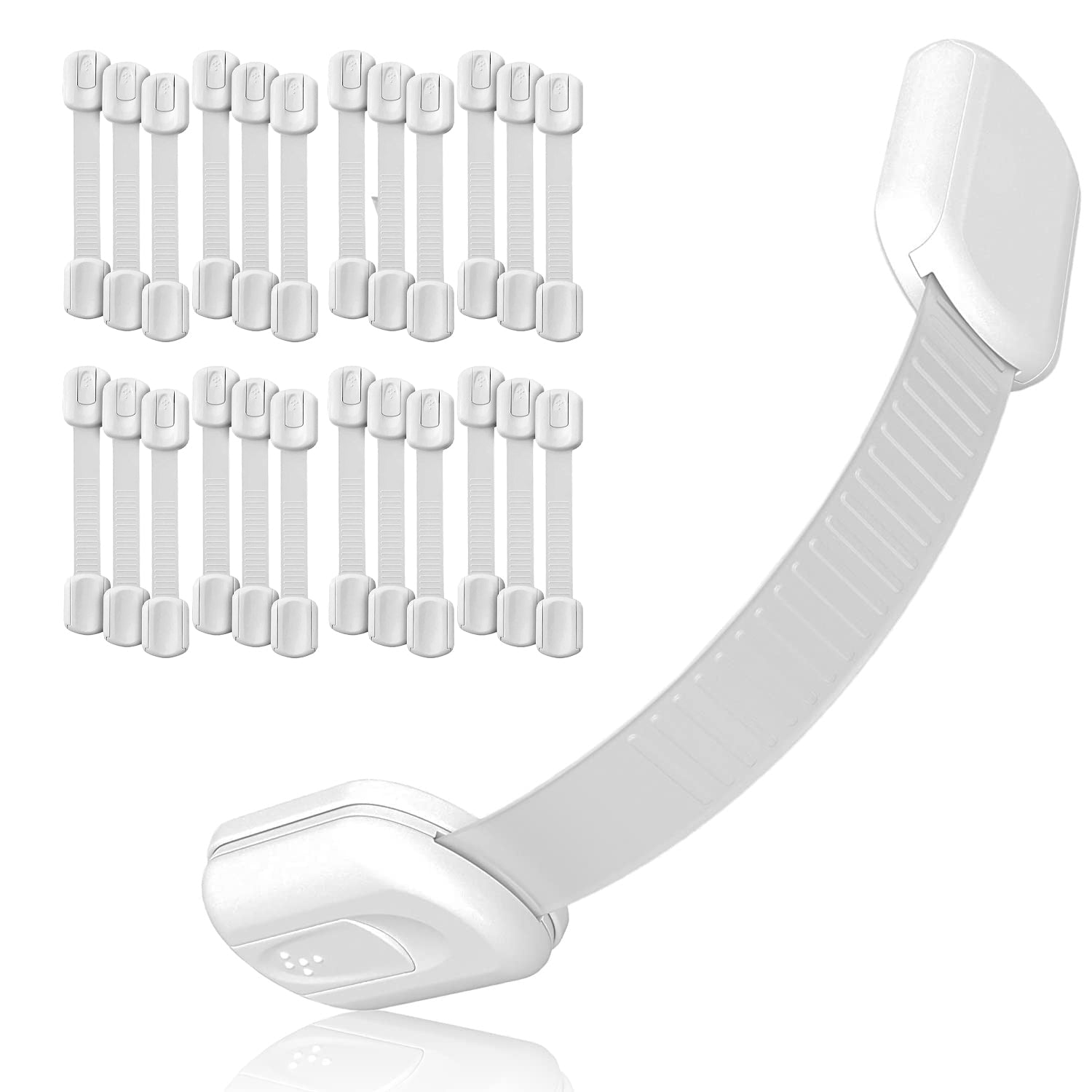 Baby Proof Me | Adjustable White Safety Strap Lock