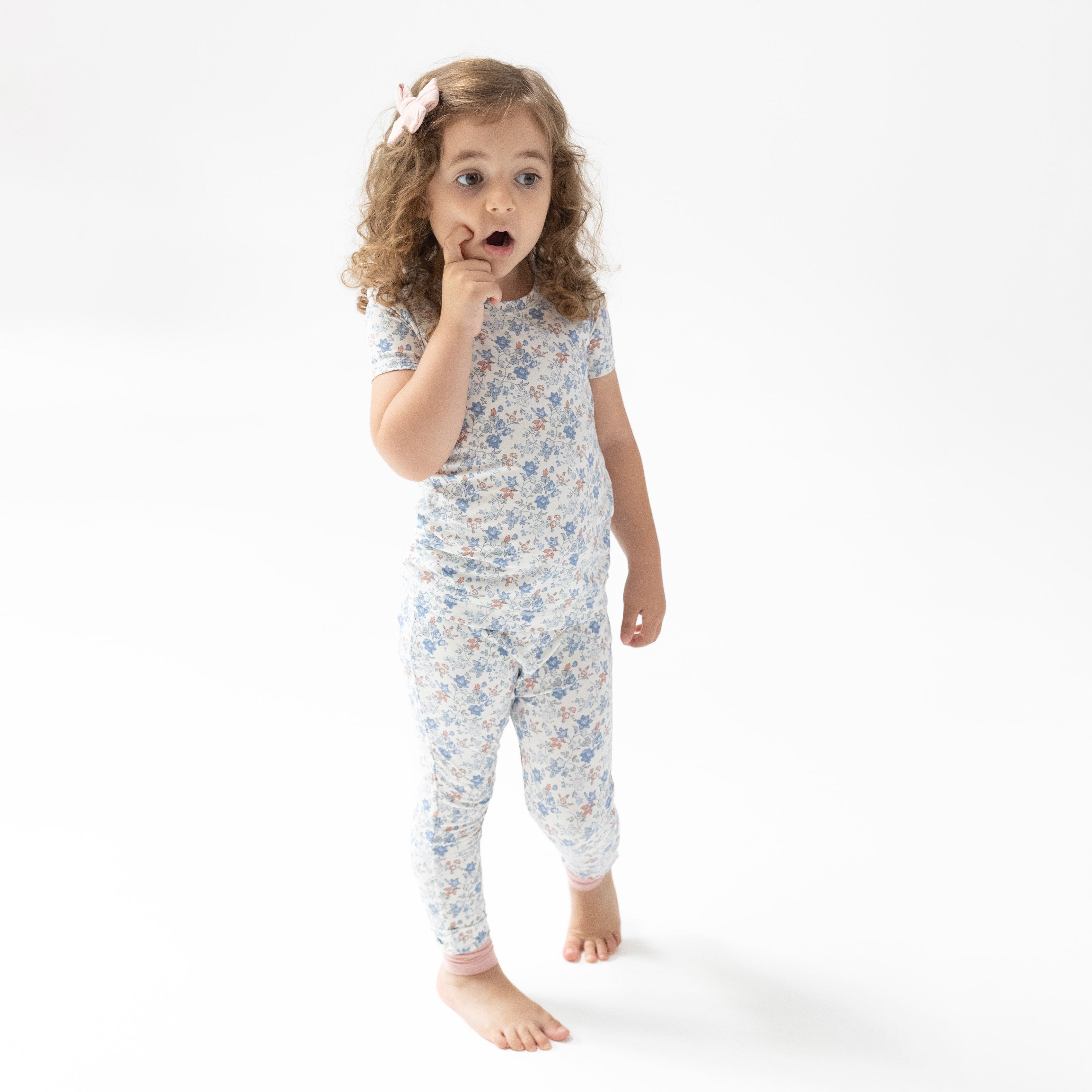 Country Girl Floral - Short Sleeve Loungewear Set