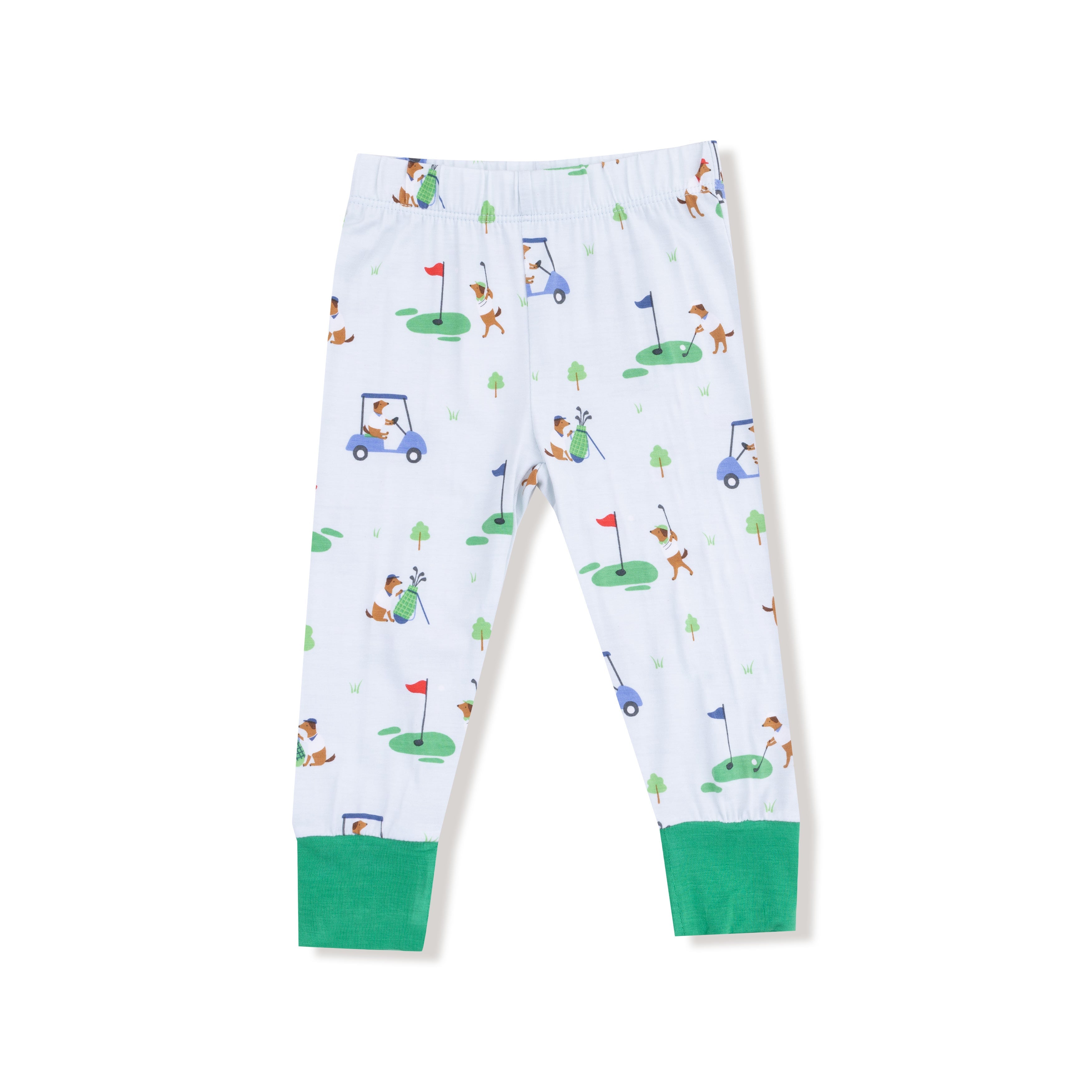 Dog Gone Golf - Blue - Short Sleeve Loungewear Set