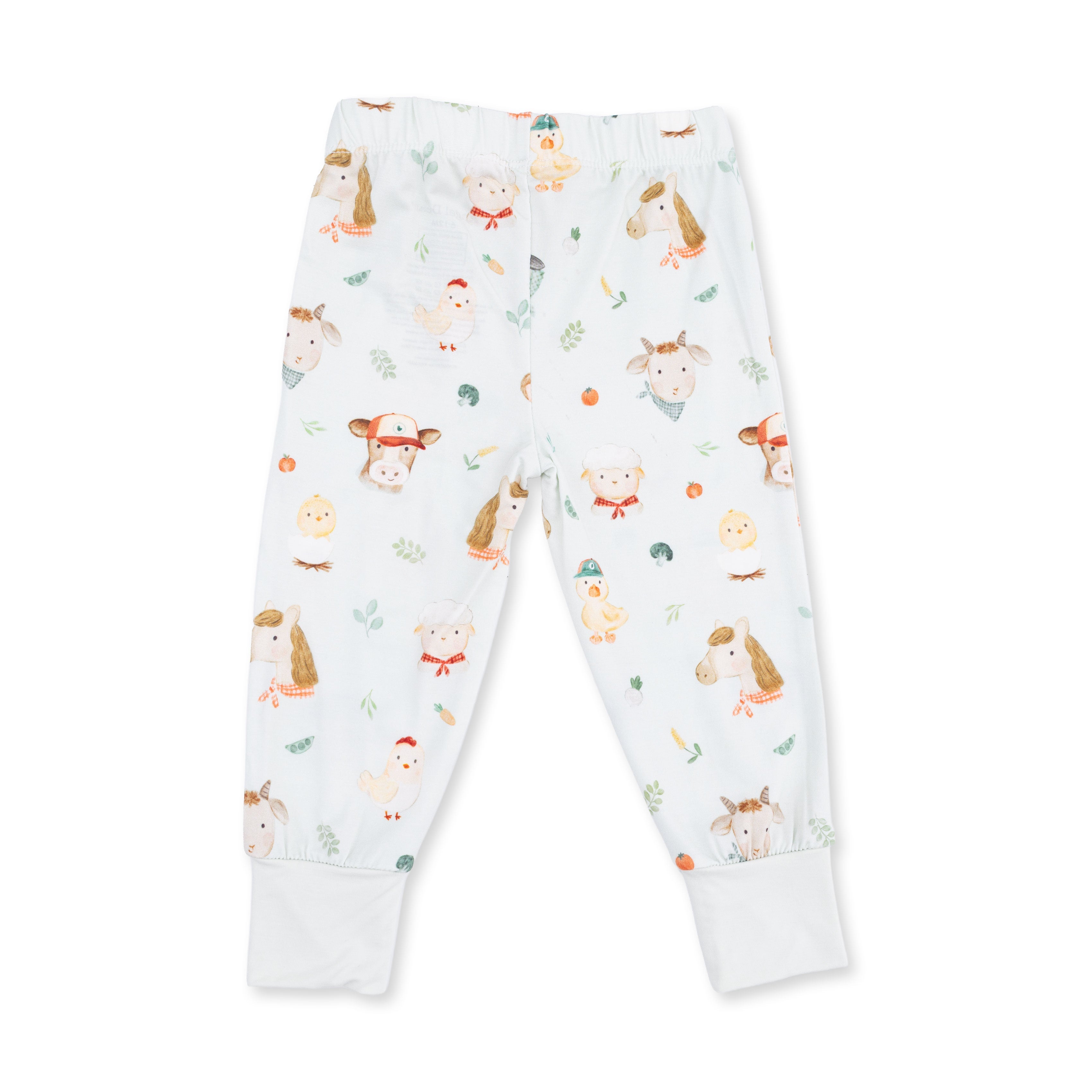 Baby Farm Faces - Short Sleeve Loungewear Set