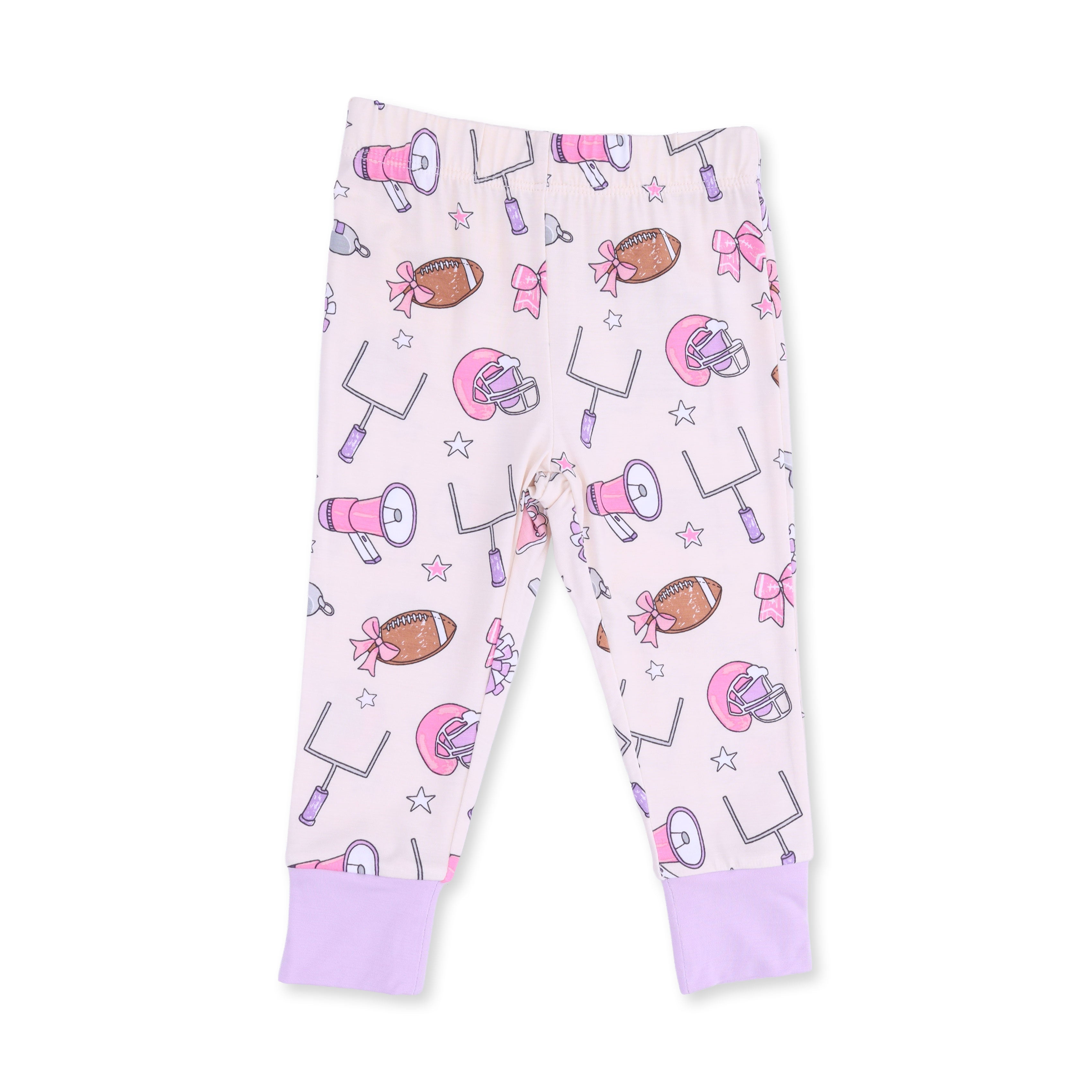 Football Cheer - Short Sleeve Loungewear Set