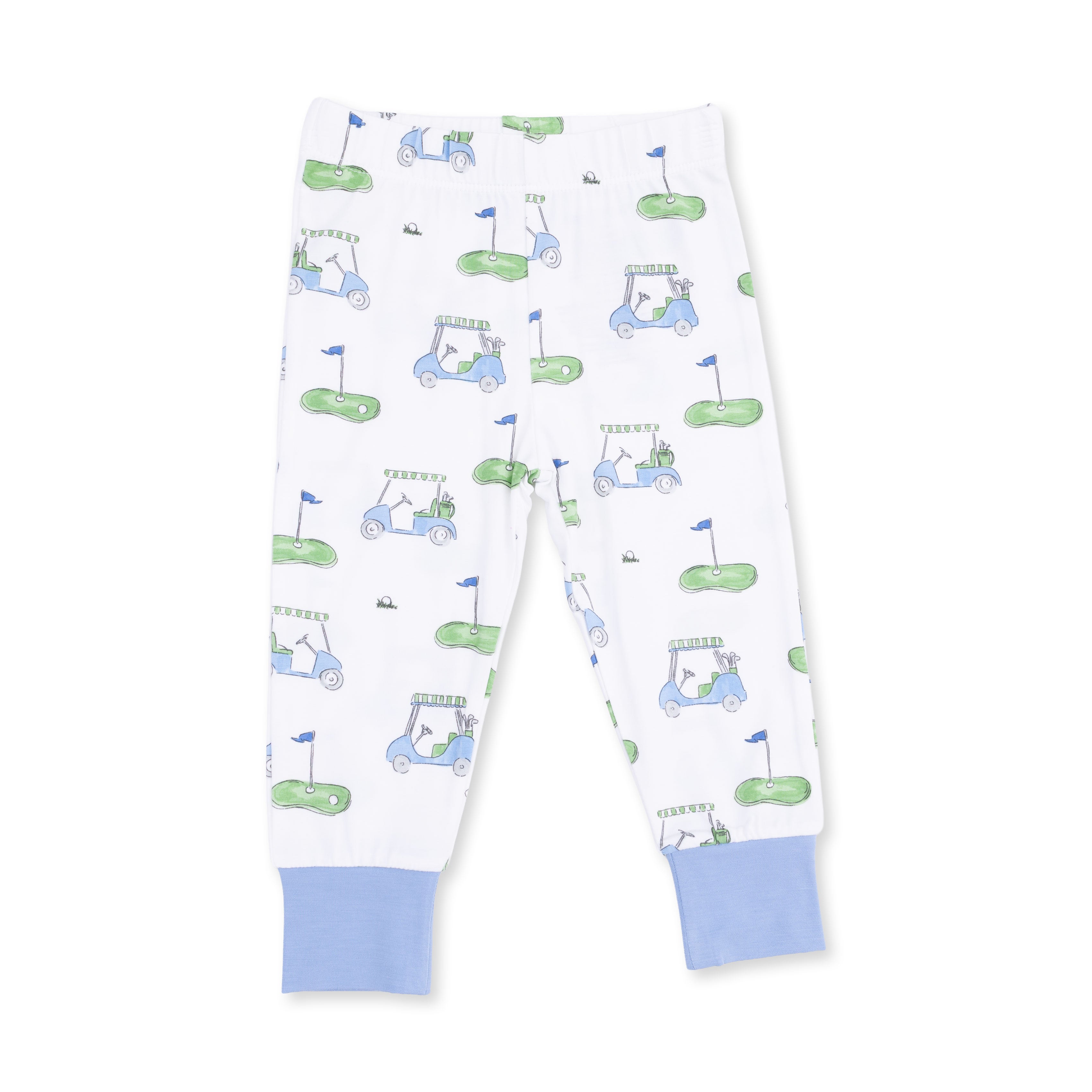 Golf Carts Blue - Short Sleeve Loungewear Set