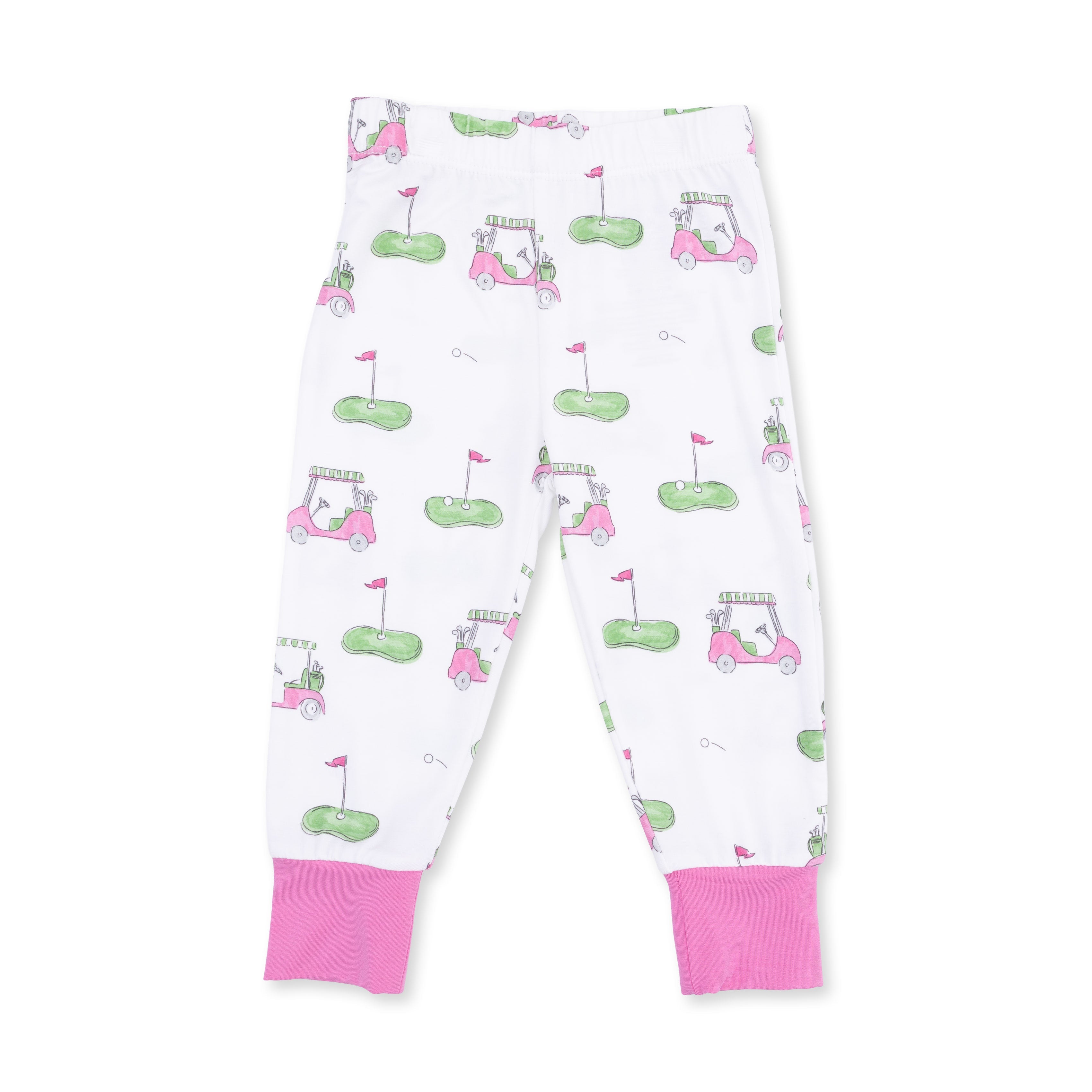 Golf Carts Pink - Short Sleeve Loungewear Set