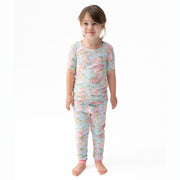 Angeline Floral - Short Sleeve Loungewear Set