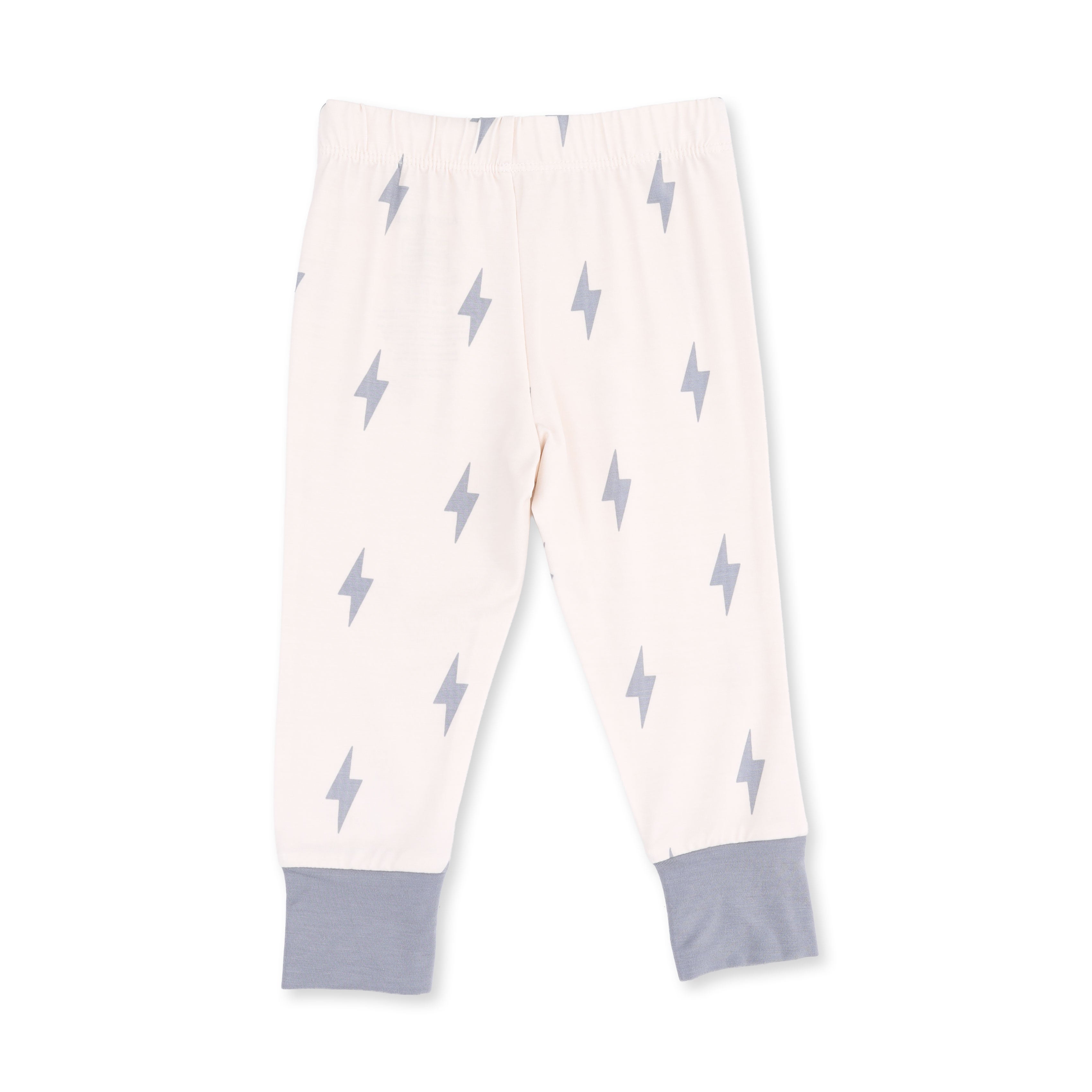 Lightning Bolt Viscose - Short Sleeve Loungewear Set
